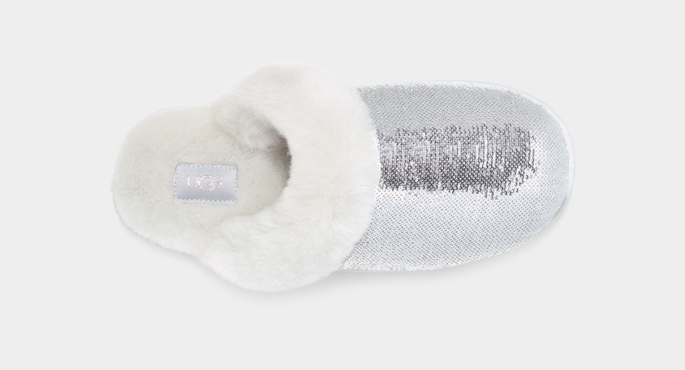 Ugg slippers silver cheap