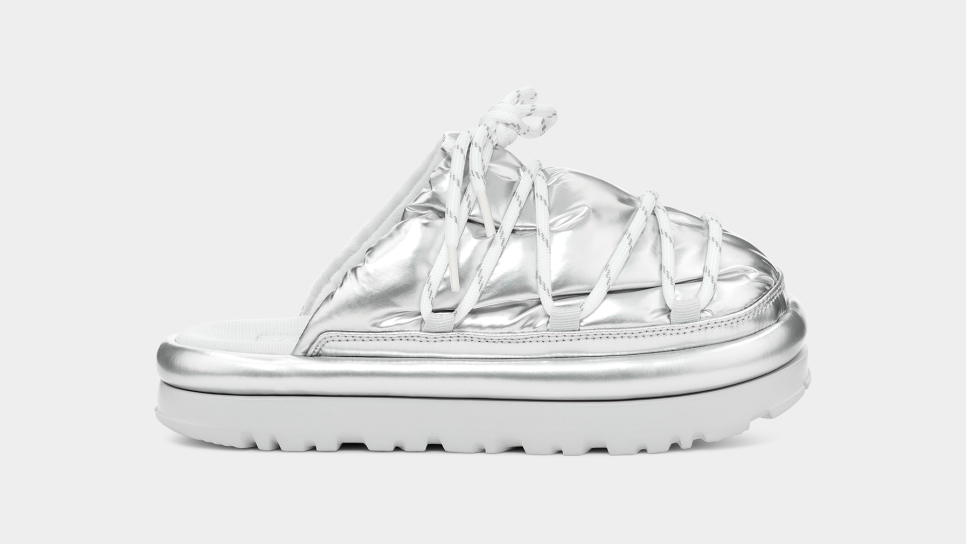 Ugg metallic on sale slides