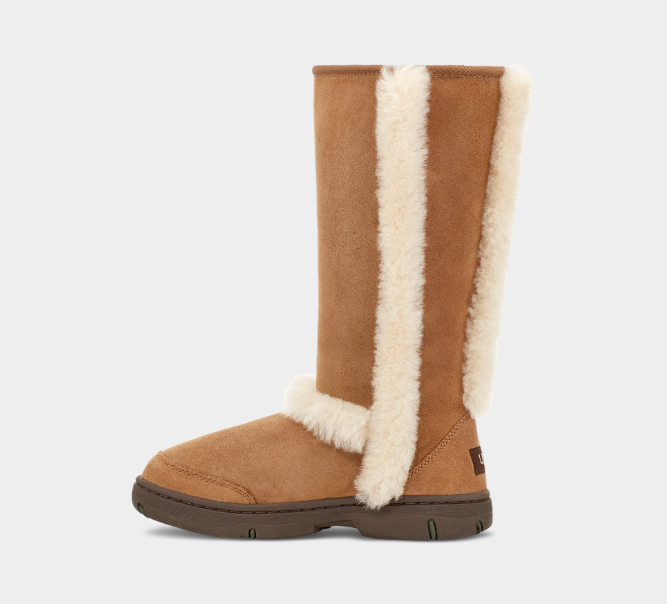 Sunburst top tall uggs