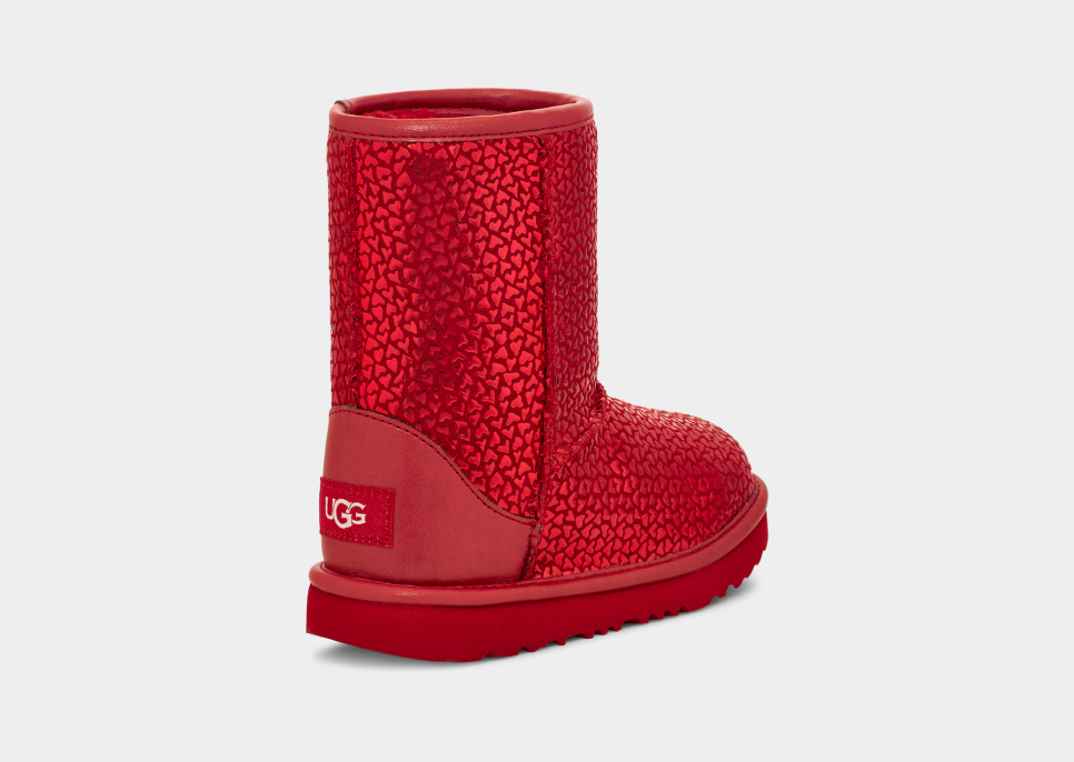 Red short ugg boots discount