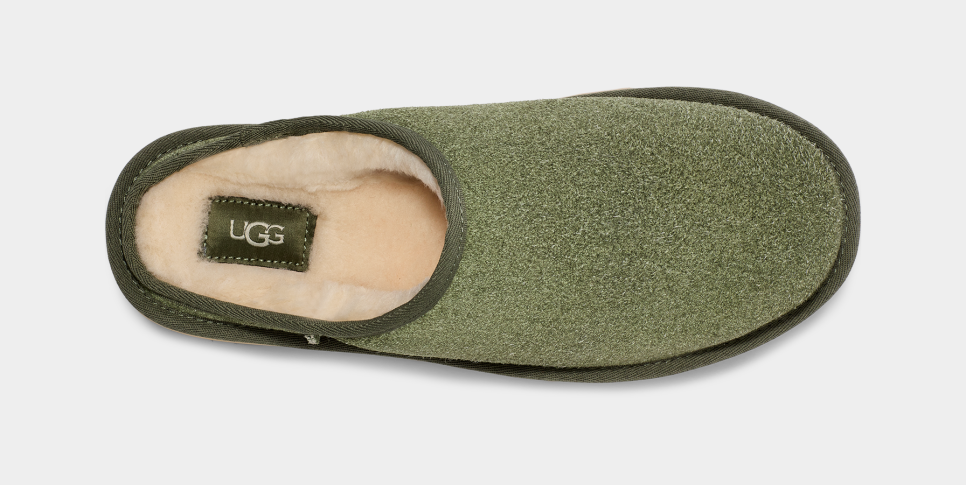 Men s Classic Slip On Shaggy Suede Slipper UGG
