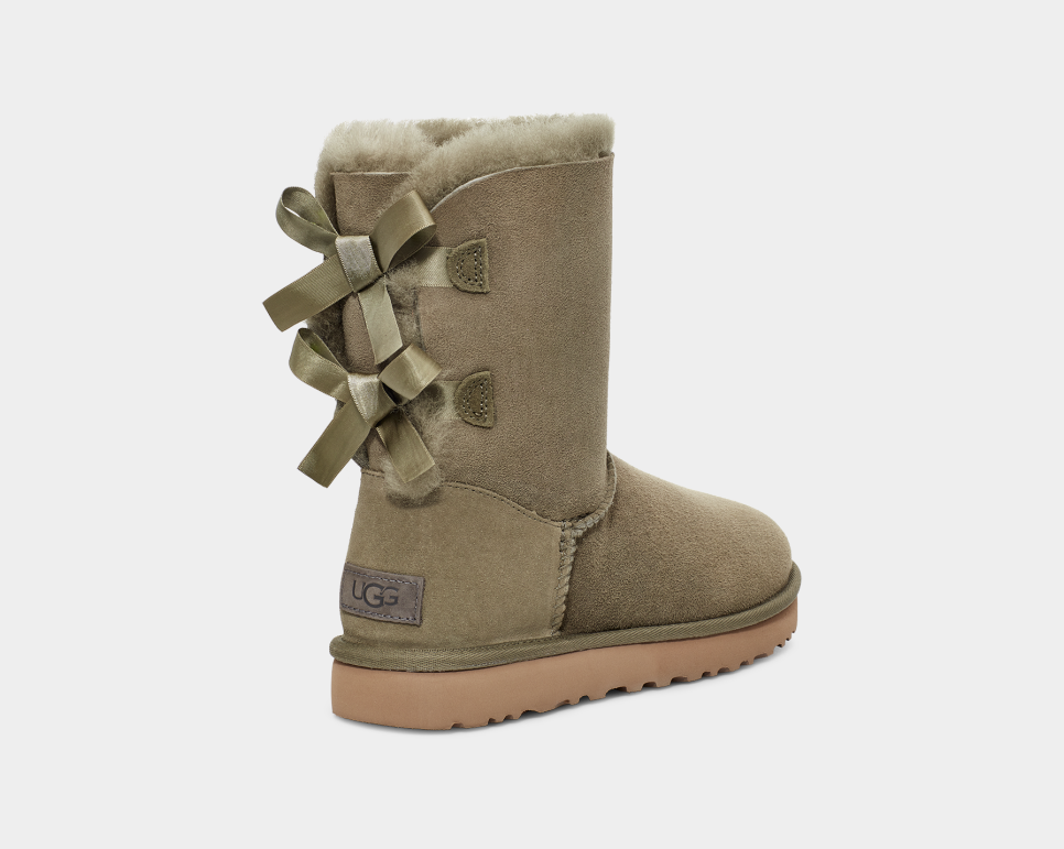 Ugg womens bailey bow ii boots chocolate best sale