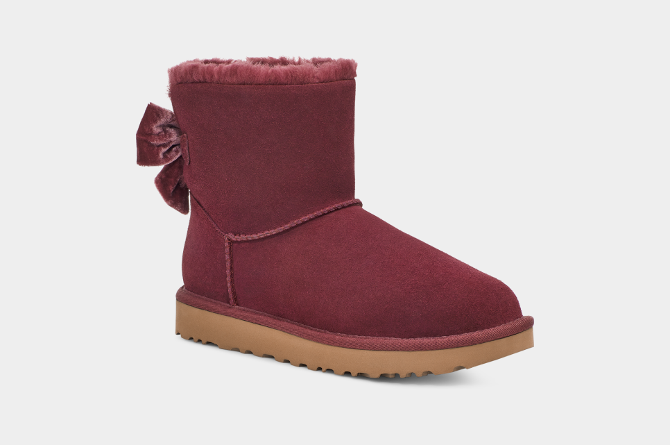 Mini Bailey Bow Crushed Velvet Boot UGG
