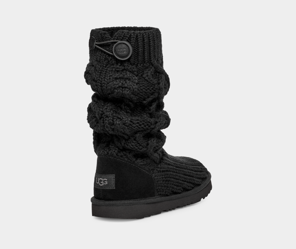 ugg knit button boots