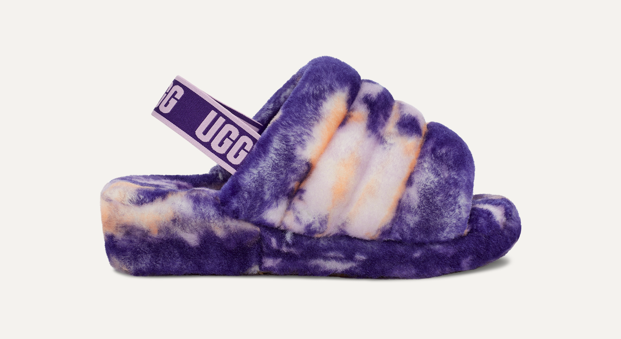 Fluff Yeah Slide Marble Slipper UGG