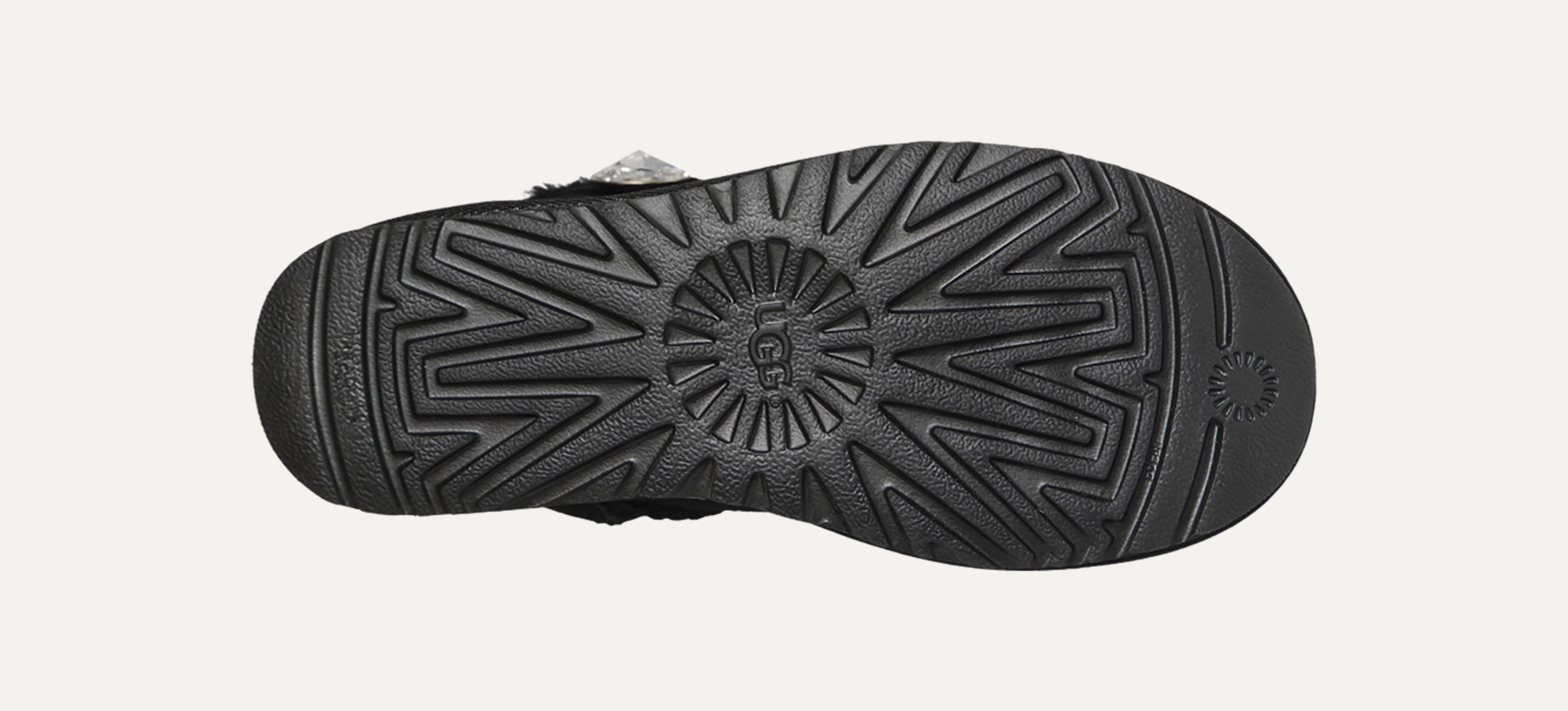 Ugg mini bailey button bling black sale