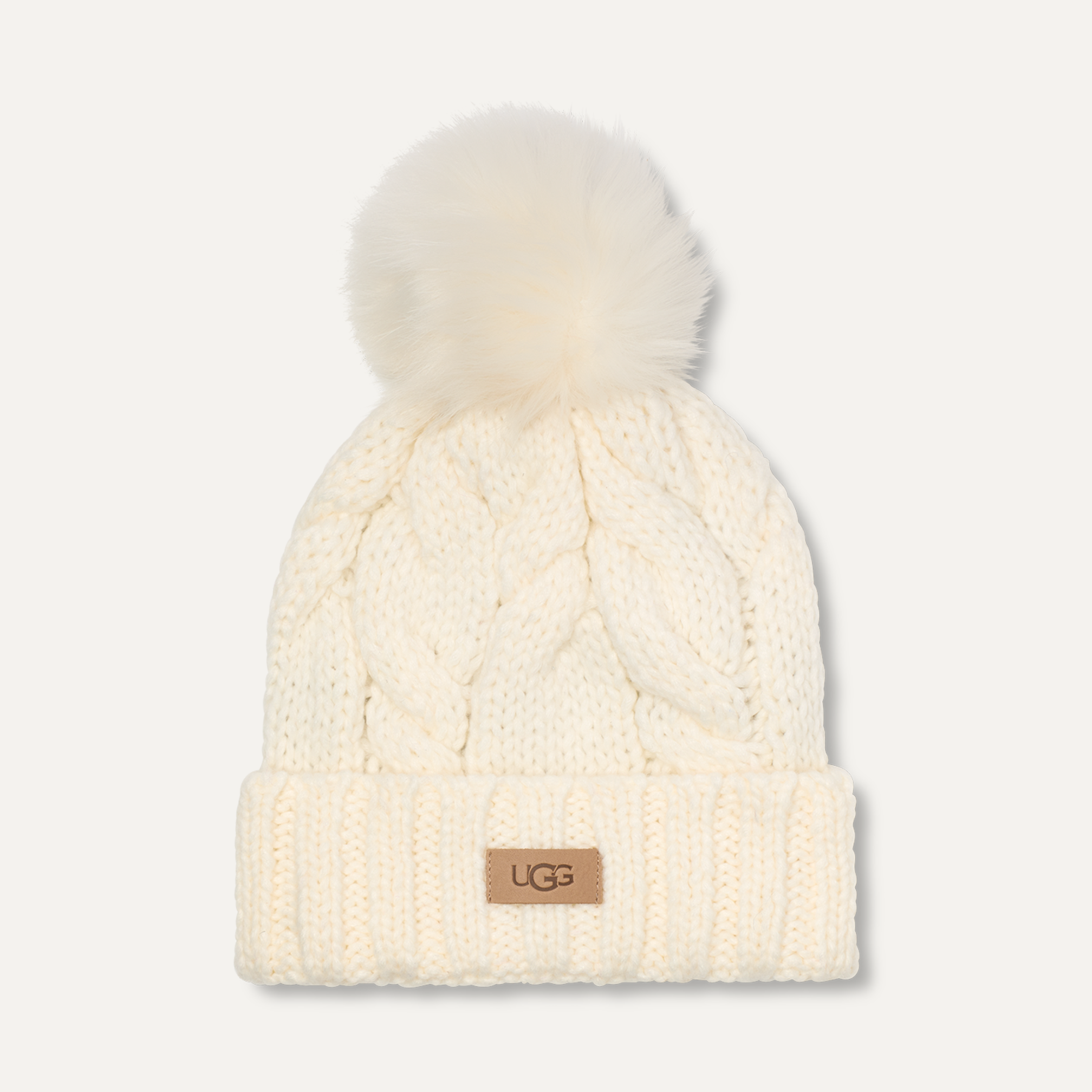 Women s Cable Beanie W Pom Hat UGG
