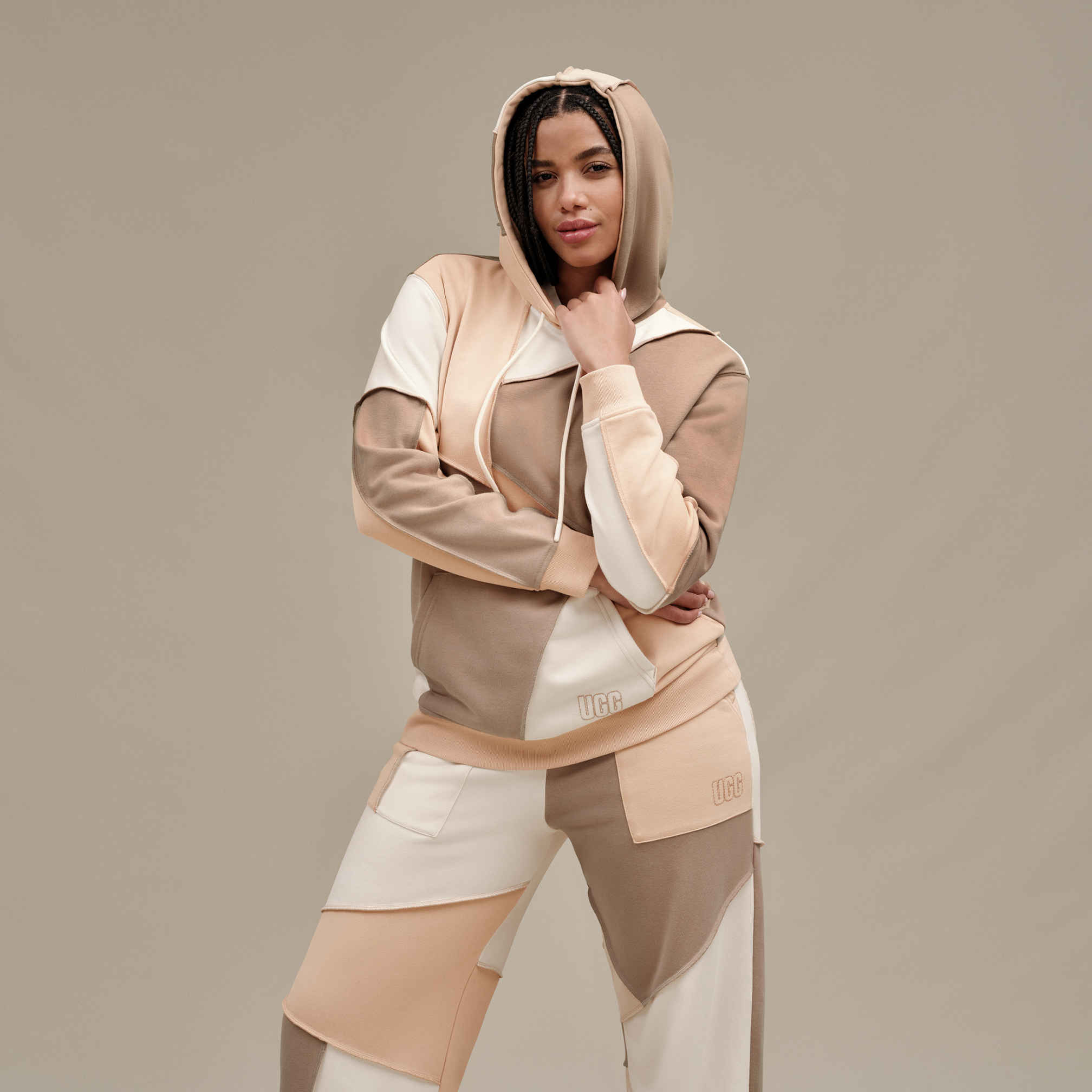 Women s Raini Piecework Hoodie Lifestyle UGG