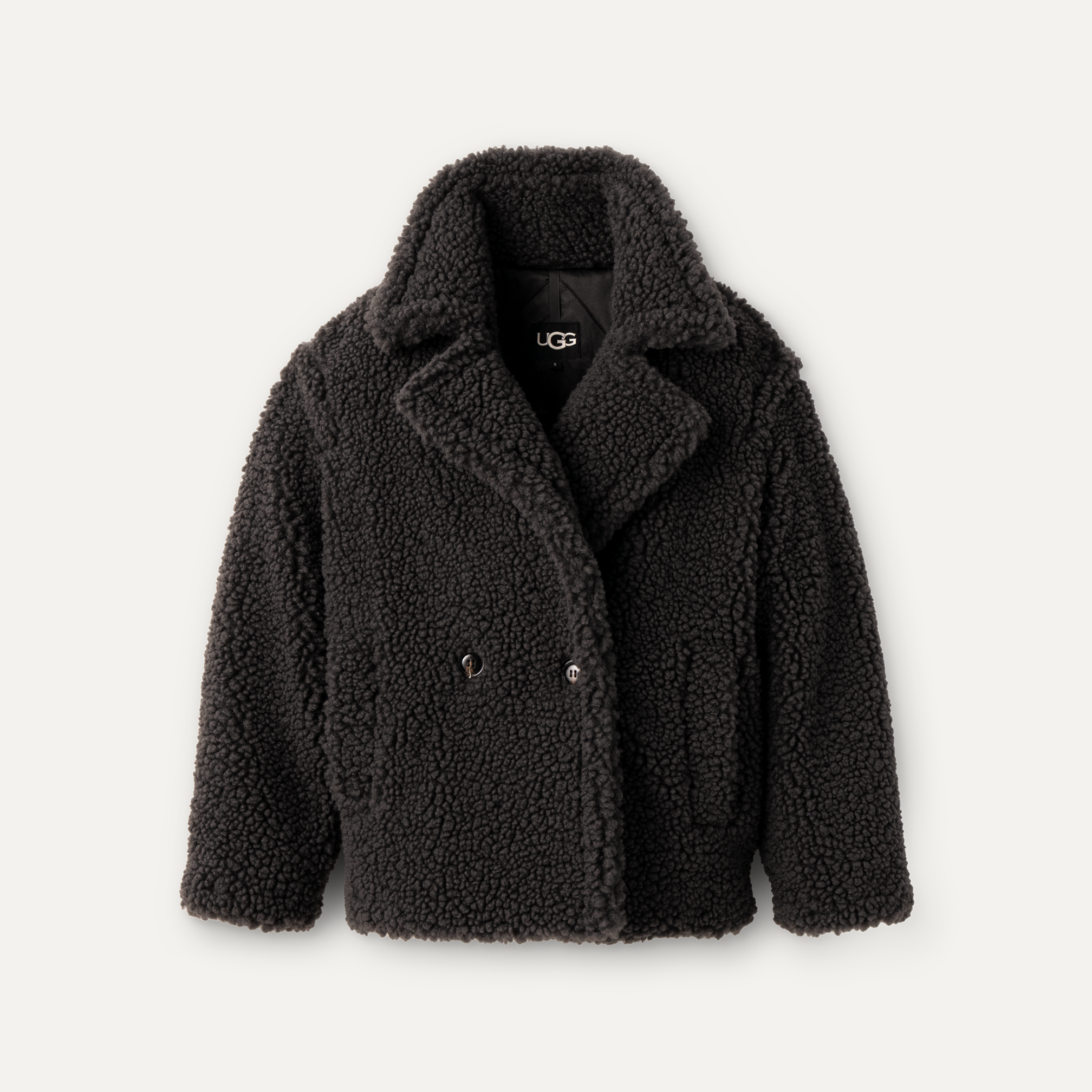 Women s Gertrude Short Teddy Coat UGG