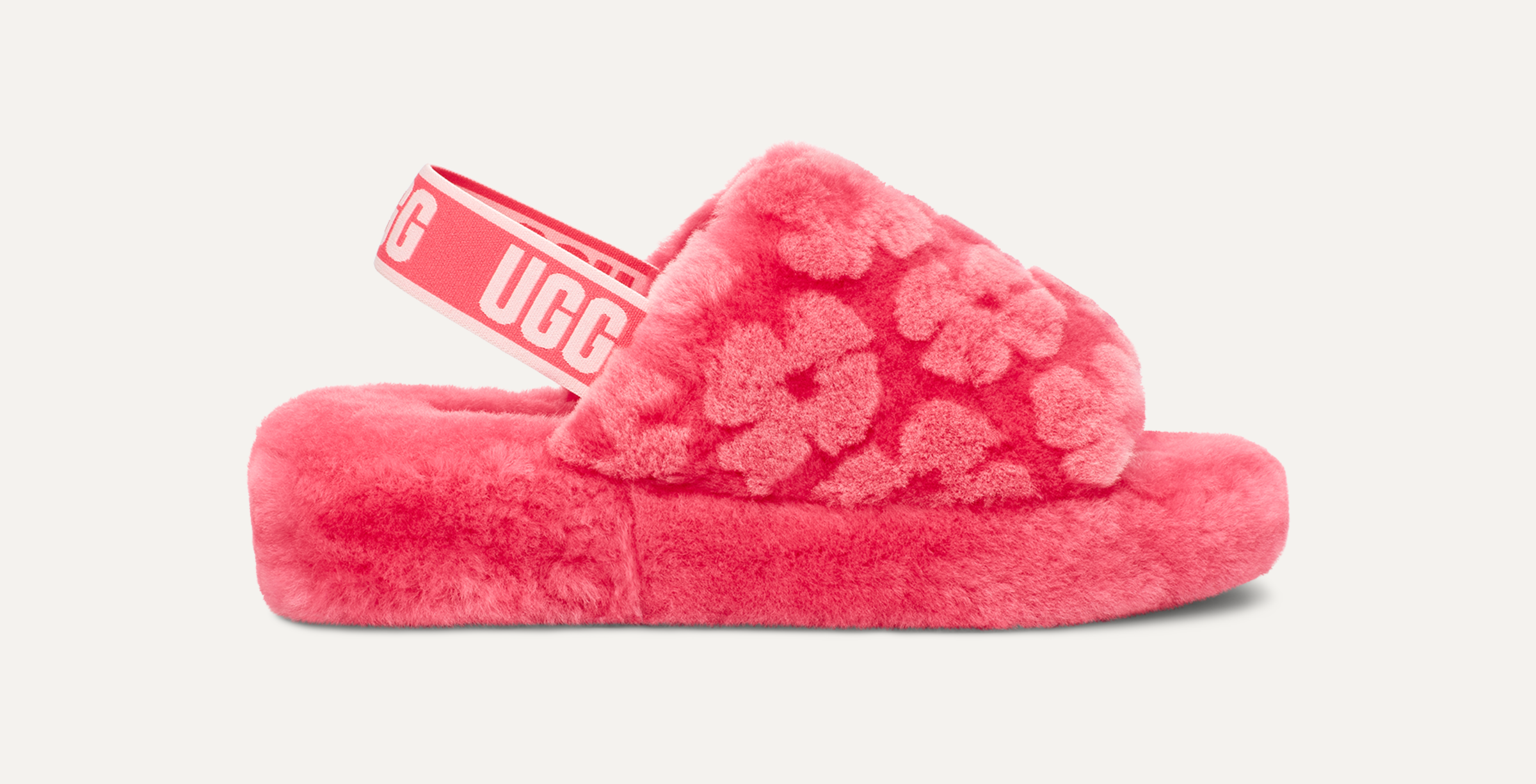 Fluff Yeah Slide Poppy Slipper | UGG® Official