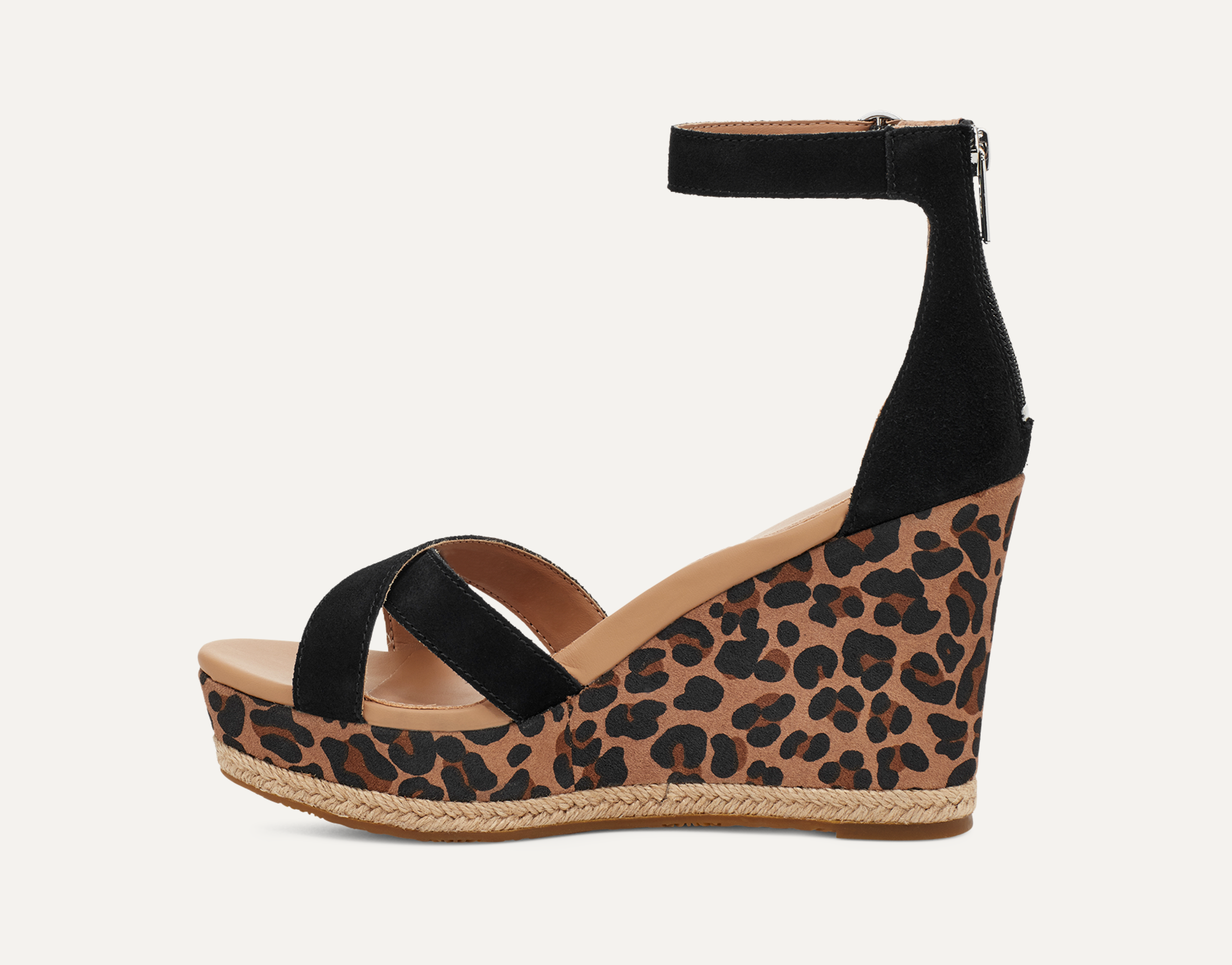 Ezrah Leopard Wedge Heel | UGG® Official