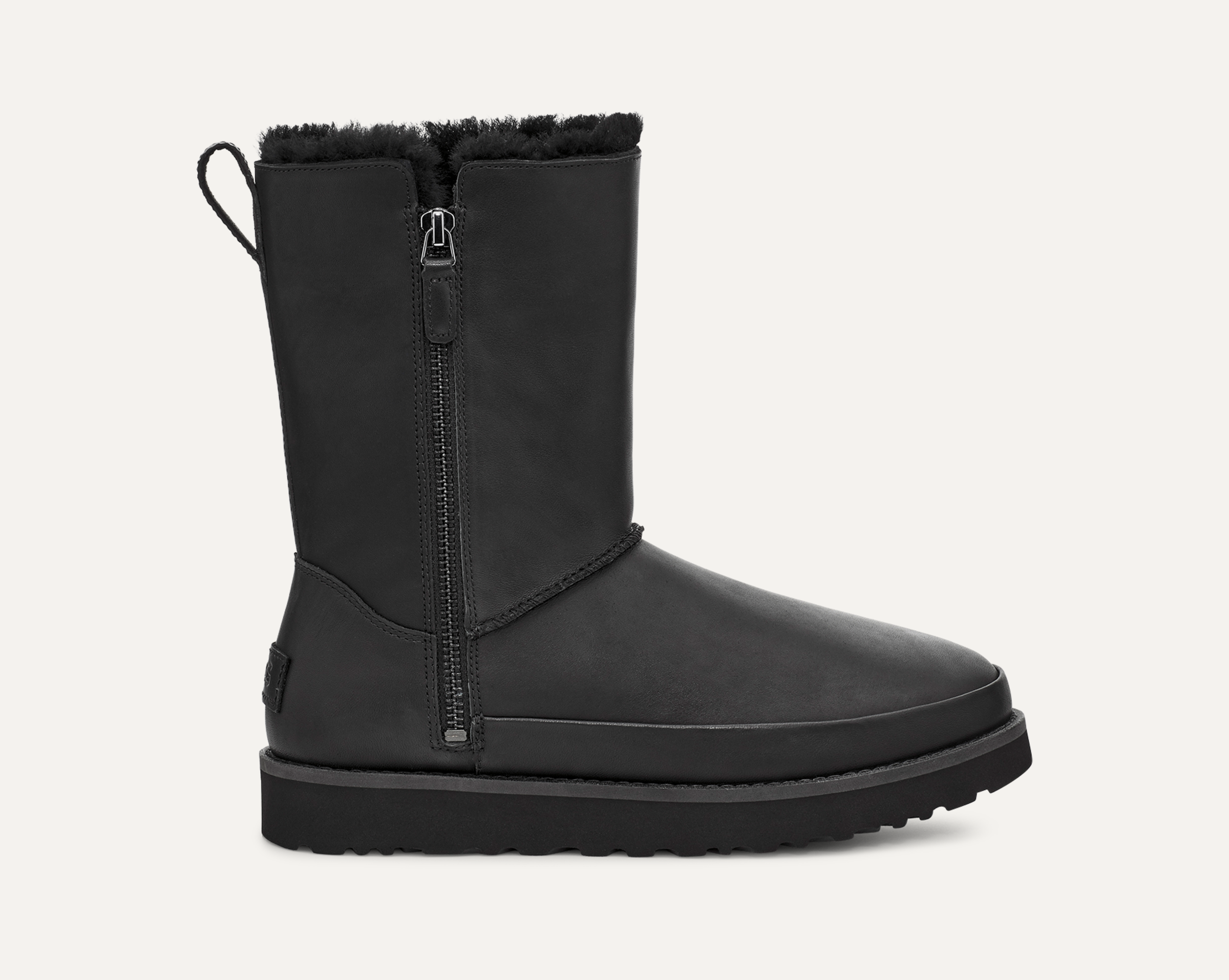 Ugg classic short zip boot discount