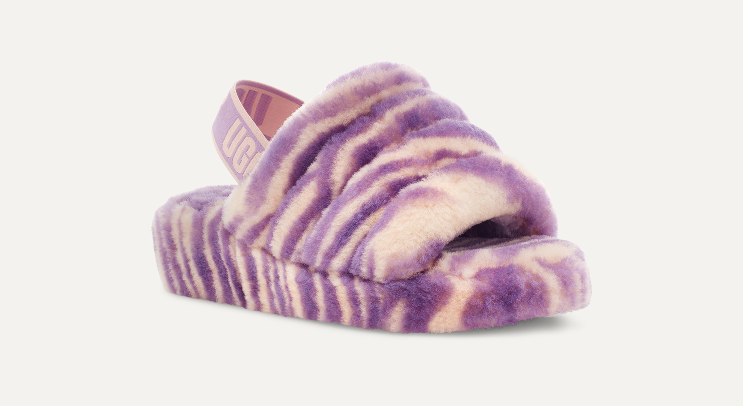 【タイムセール！】 Yeah Fluff Slide UGG® | Sandal Zebra サンダル