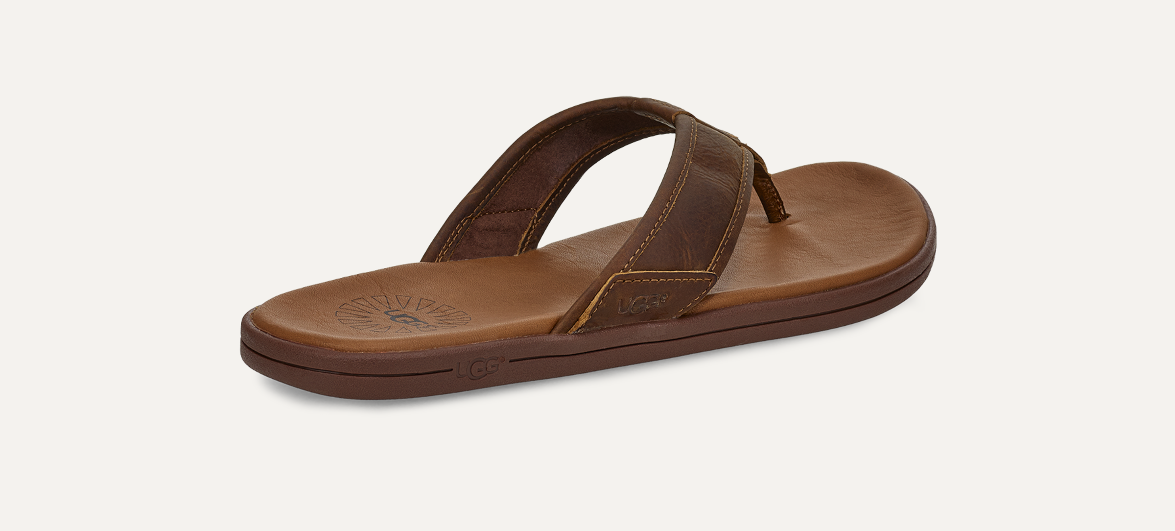 UGG Seaside Leather Flip Flop for Men | UGG® UK