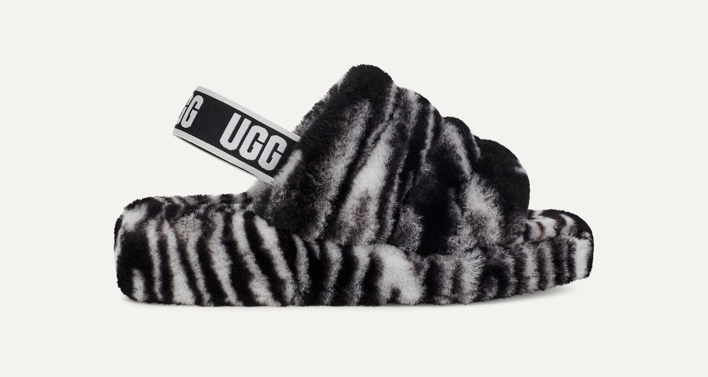 Ugg fluff yeah slide black new arrivals