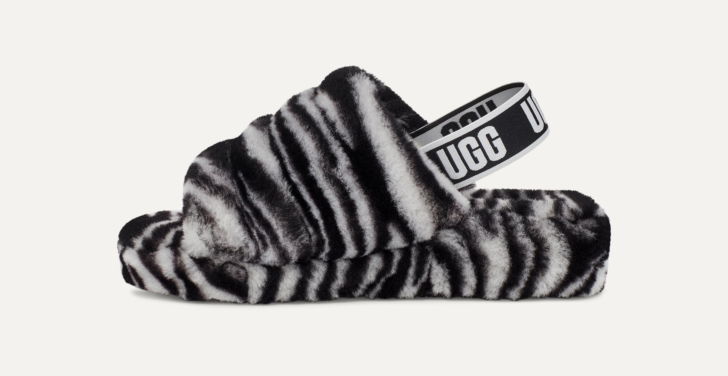 Fluff Yeah Slide Zebra Sandal UGG
