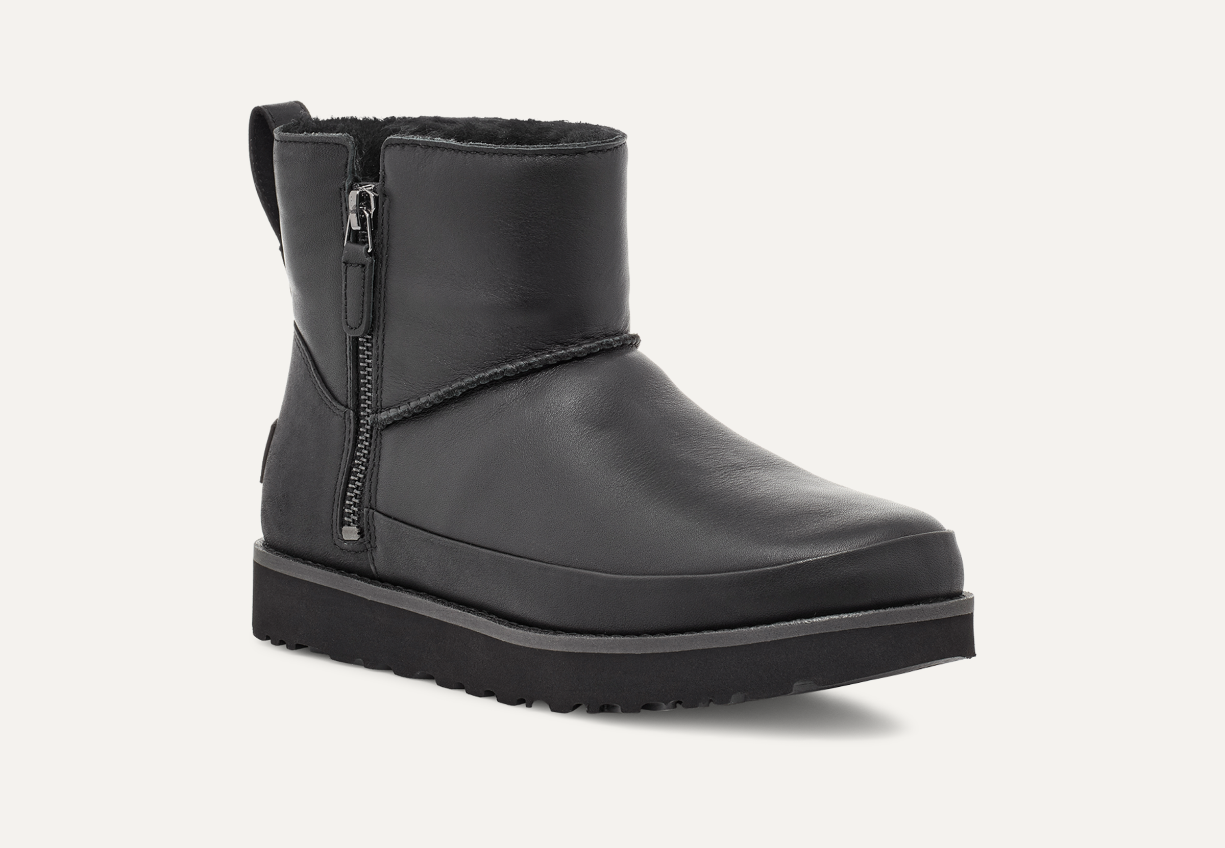 Womens leather ugg boots uk hot sale