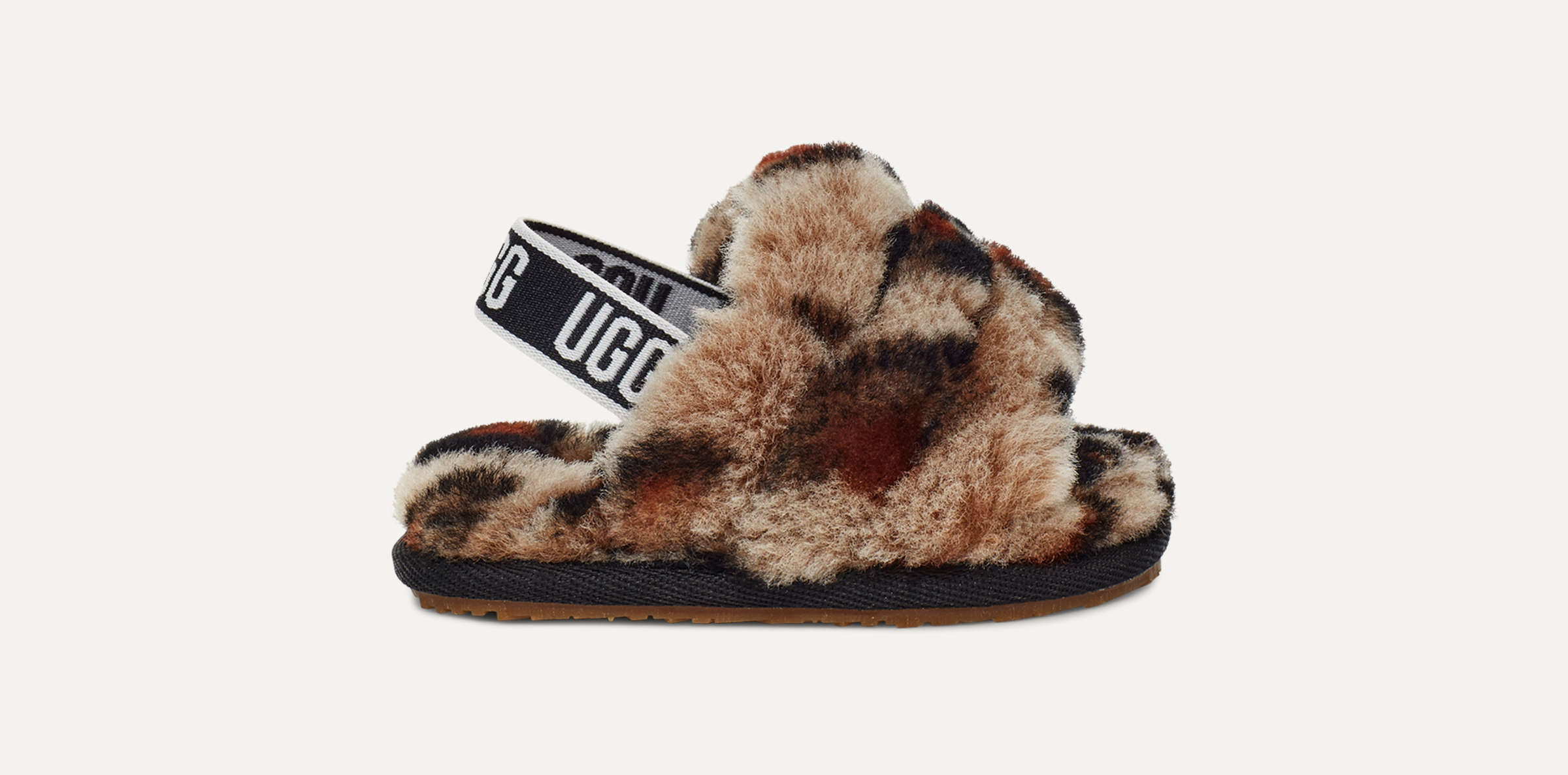 Ugg fluff yeah slide leopard on sale