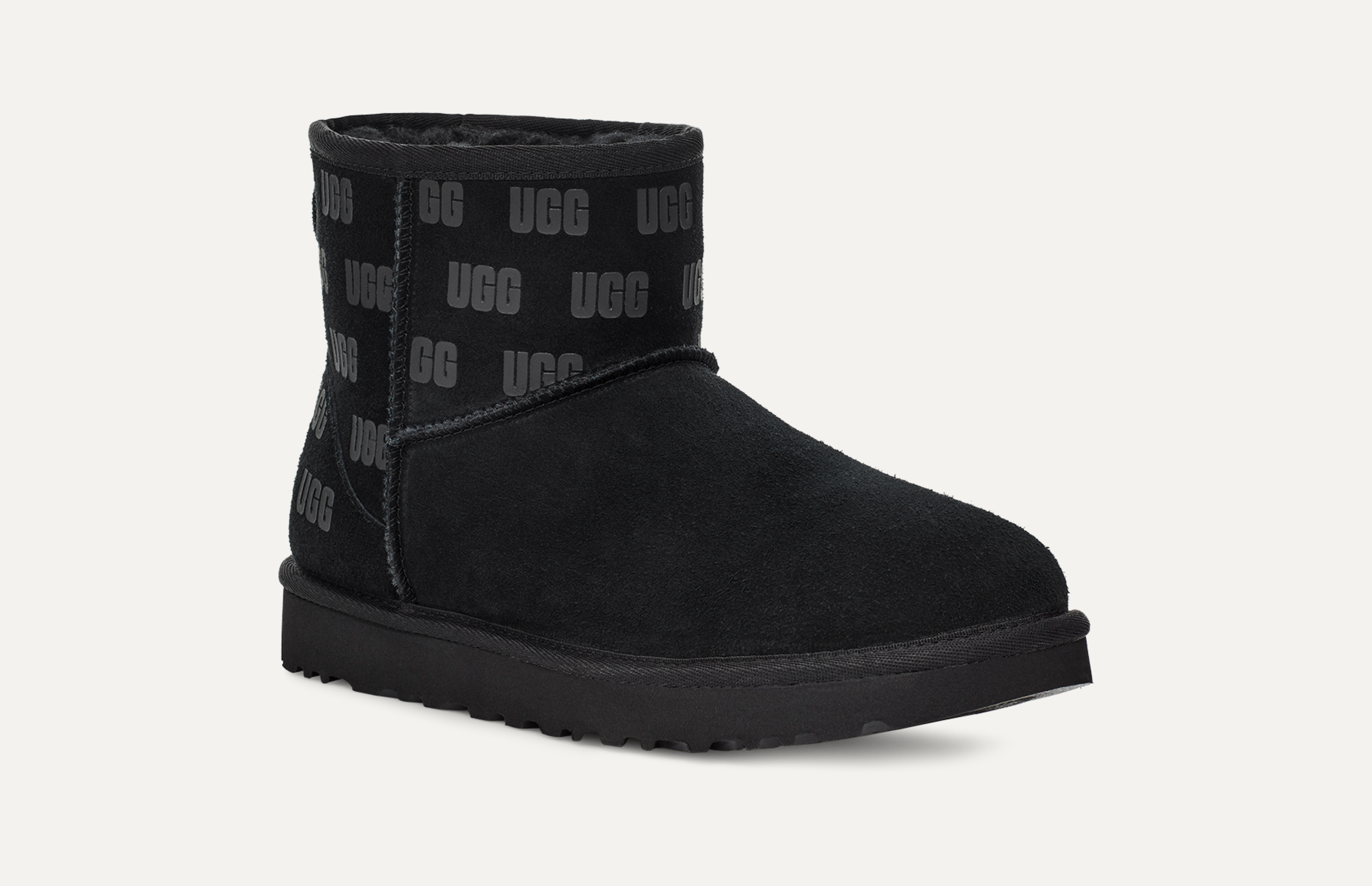 Uggs classic mini black hot sale