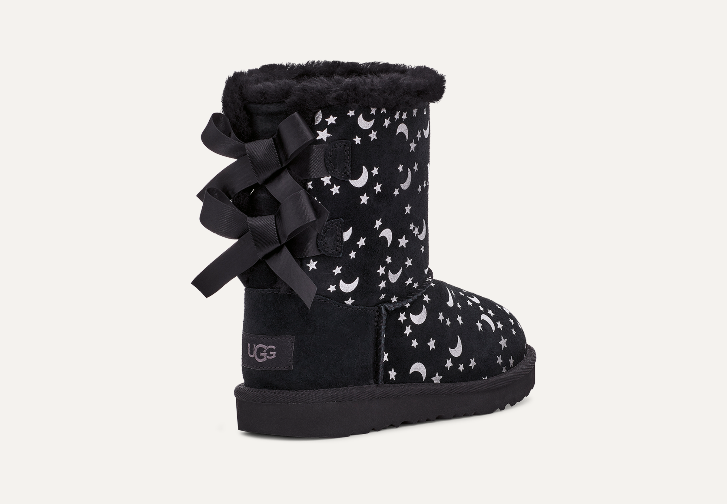 Black bow tie uggs sales