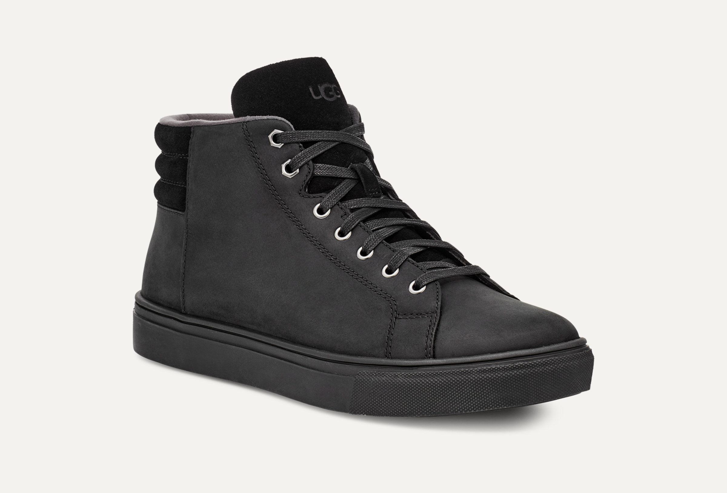 Ugg black high top sneakers online