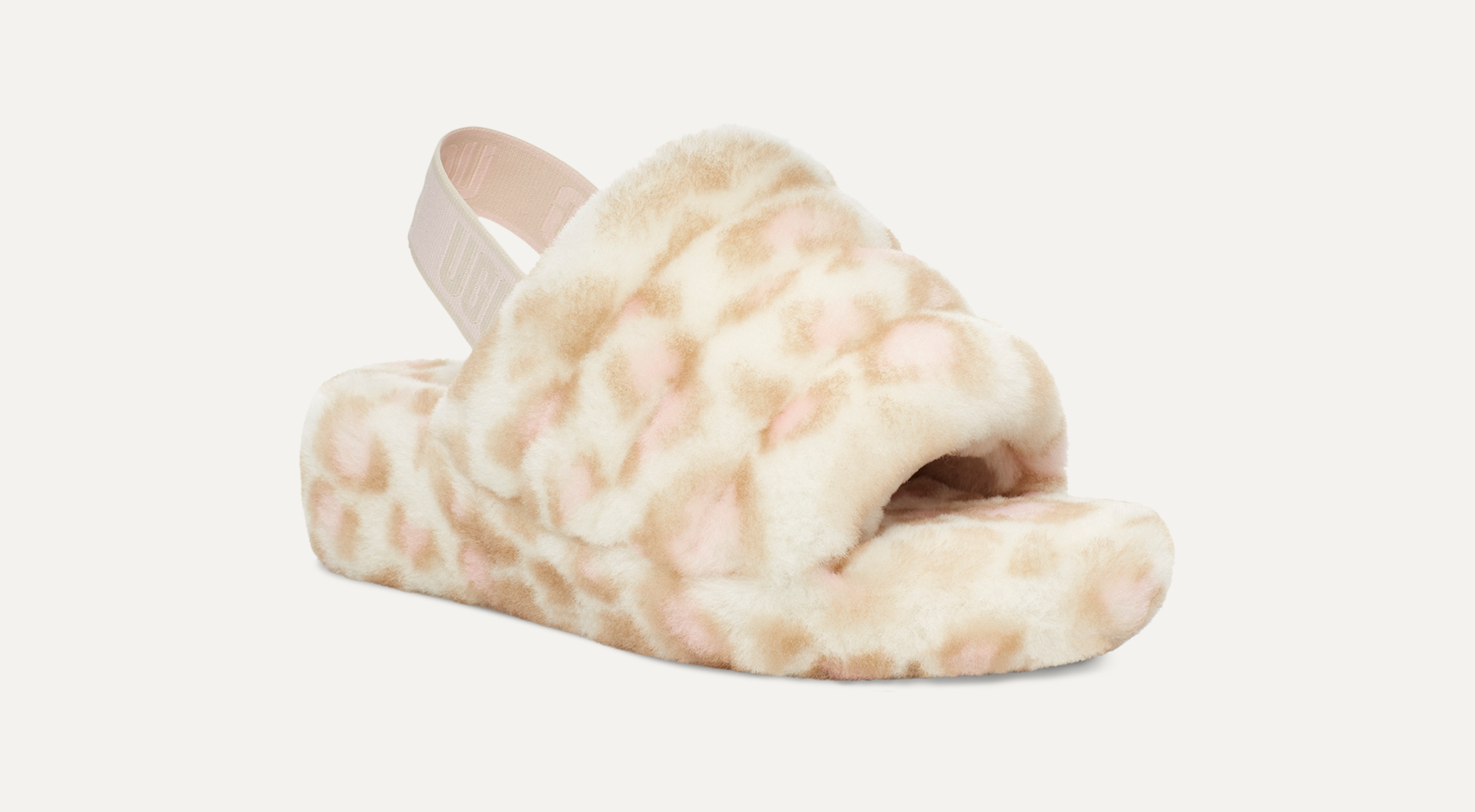 新品 UGG★W FLUFF YEAH SLIDE パンサープリント ７ 24㎝