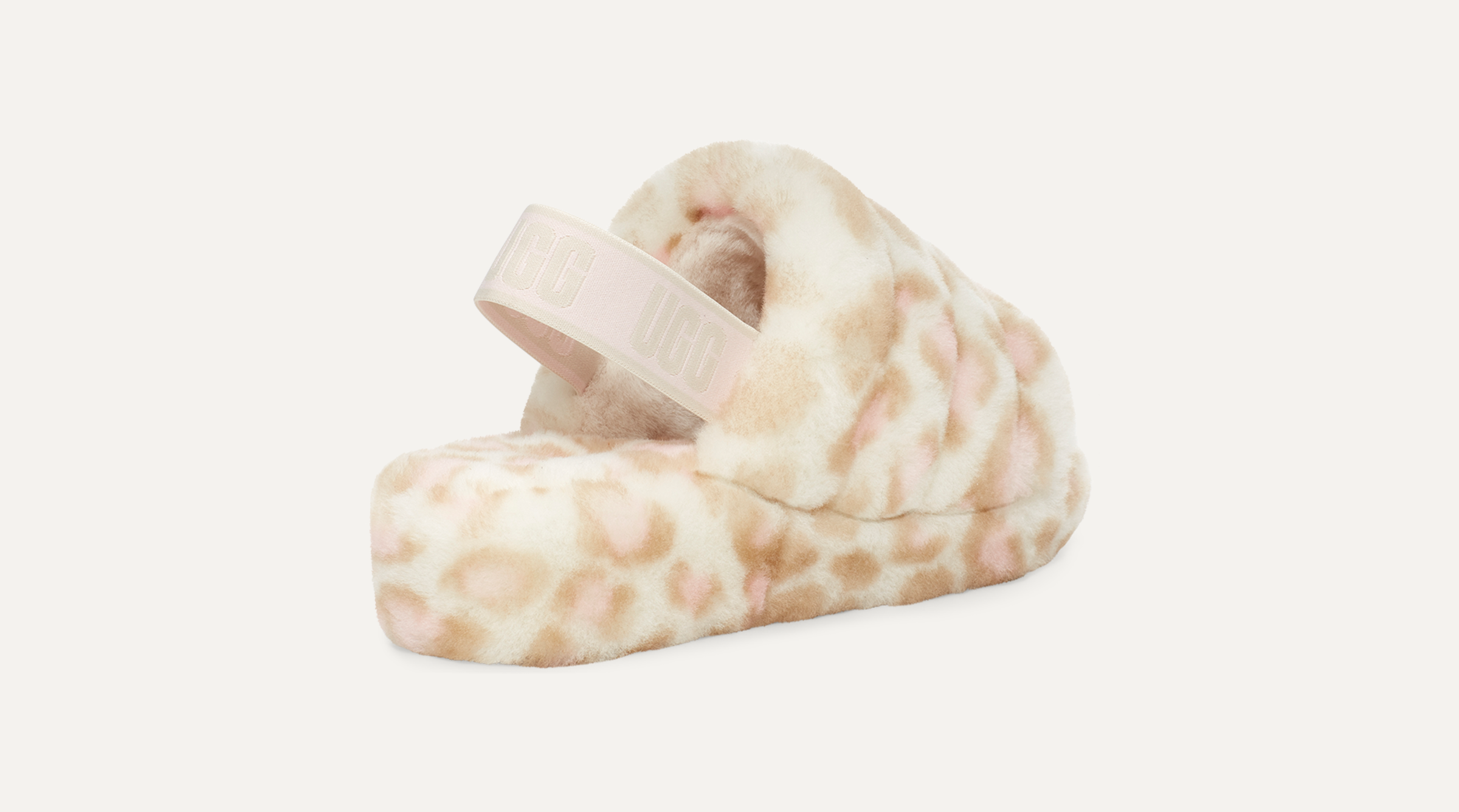新品 UGG★W FLUFF YEAH SLIDE パンサープリント ７ 24㎝