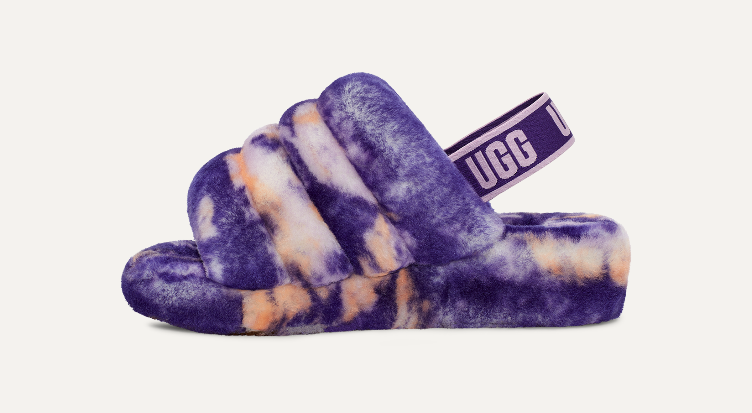 Fluff Yeah Slide Marble Slipper | UGG®