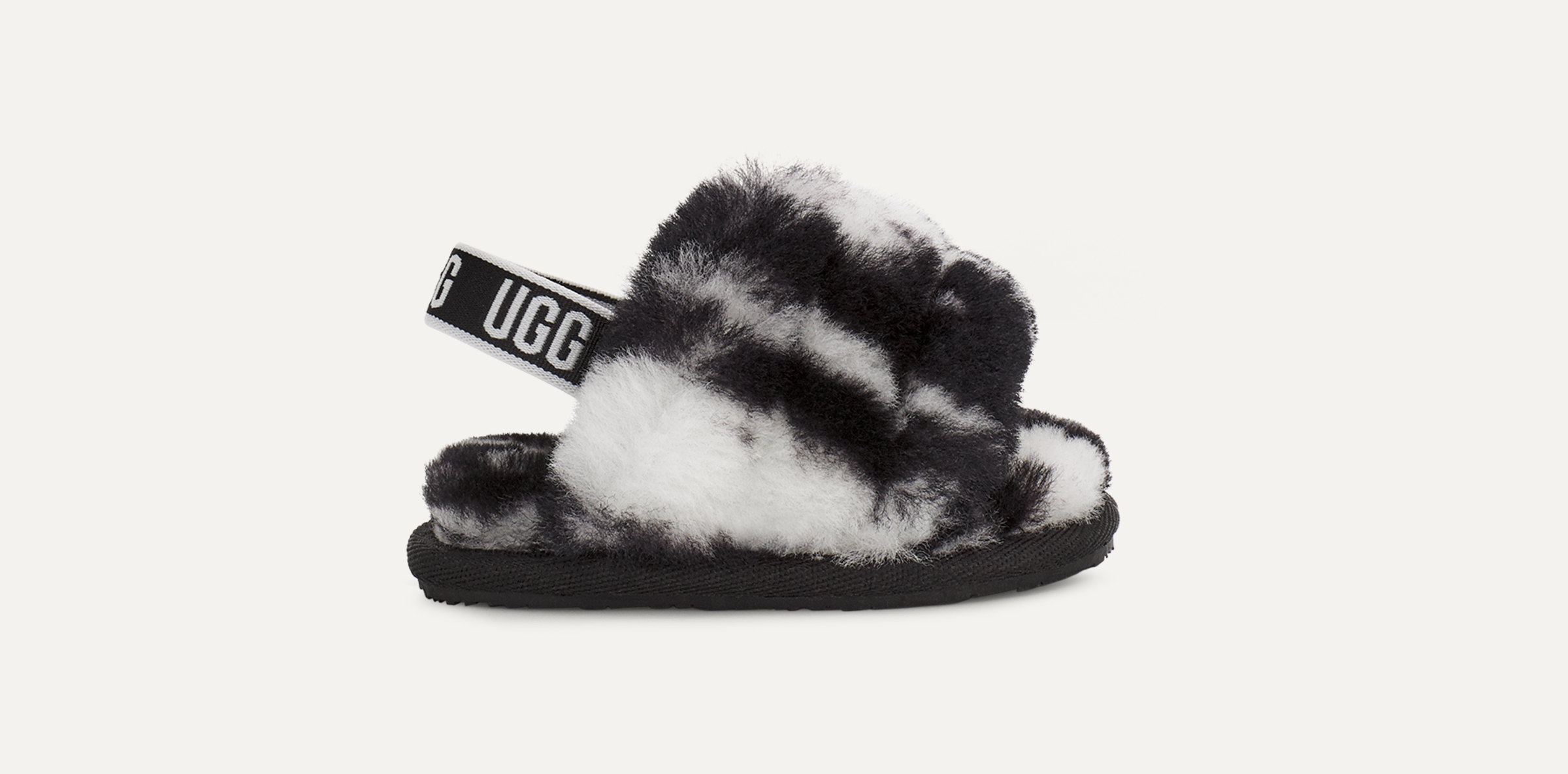 Fluff Yeah Slide Marble Slipper for Babies UGG
