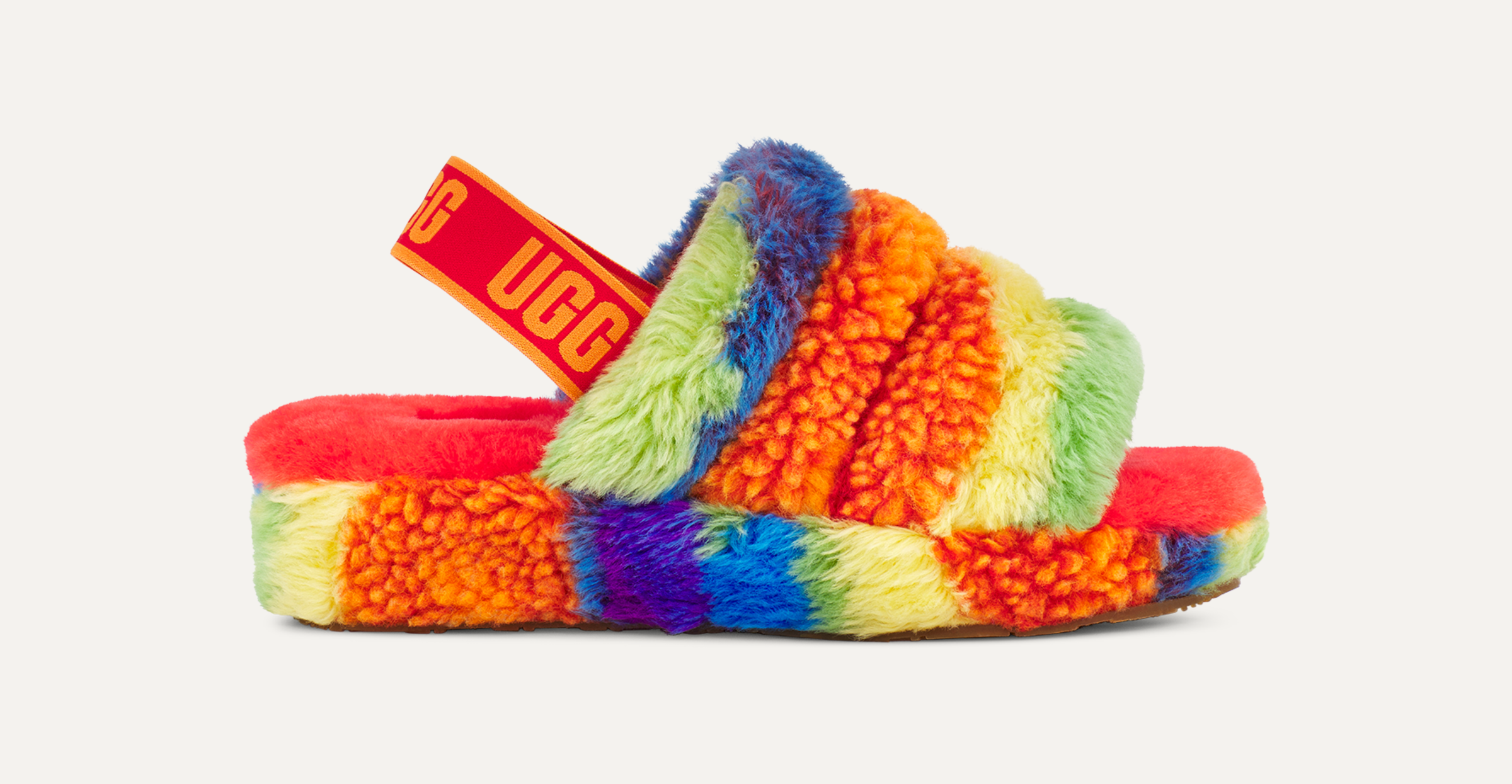 UGG Fluff Yeah Cali Collage Slide for Women UGG EU