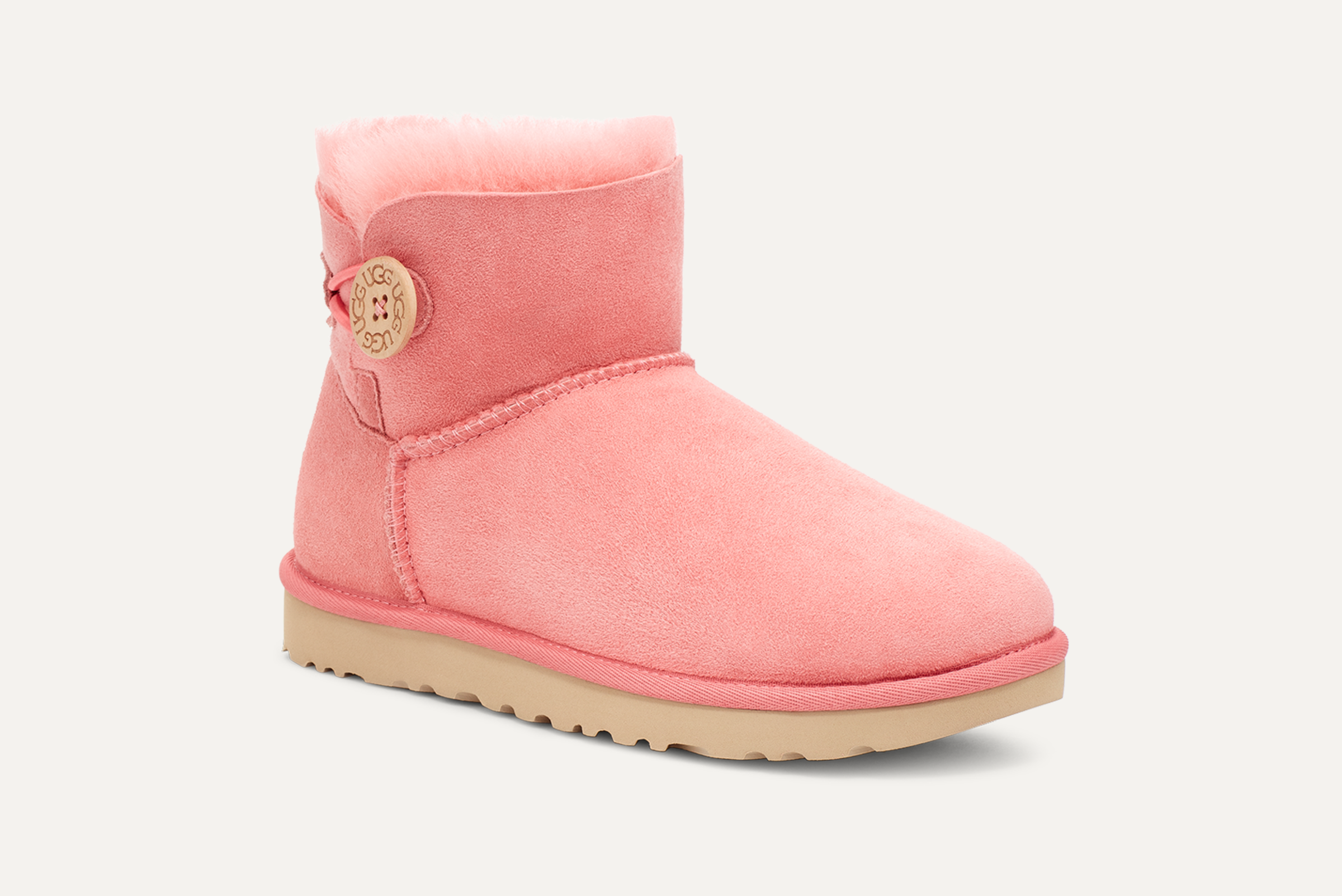 UGG W MINI BAILEY BUTTON II 8 レッド UGG W MINI BAILEY BUTTON II 8 レッド