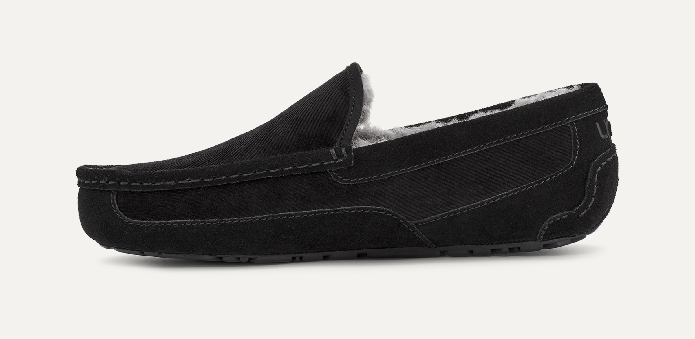 Mens black ugg moccasins cheap