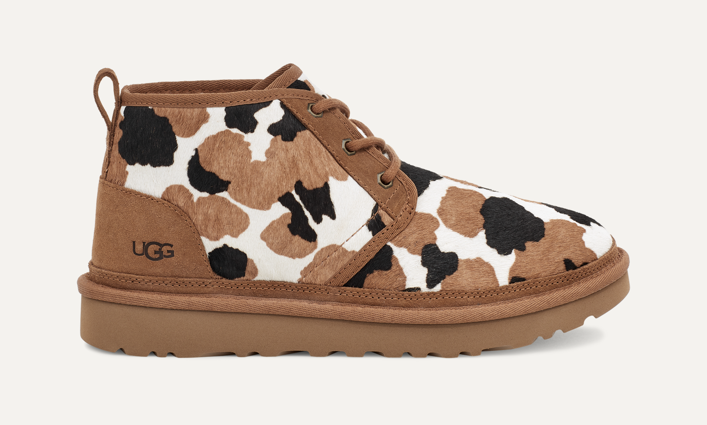 Neumel Cow Print Slipper UGG