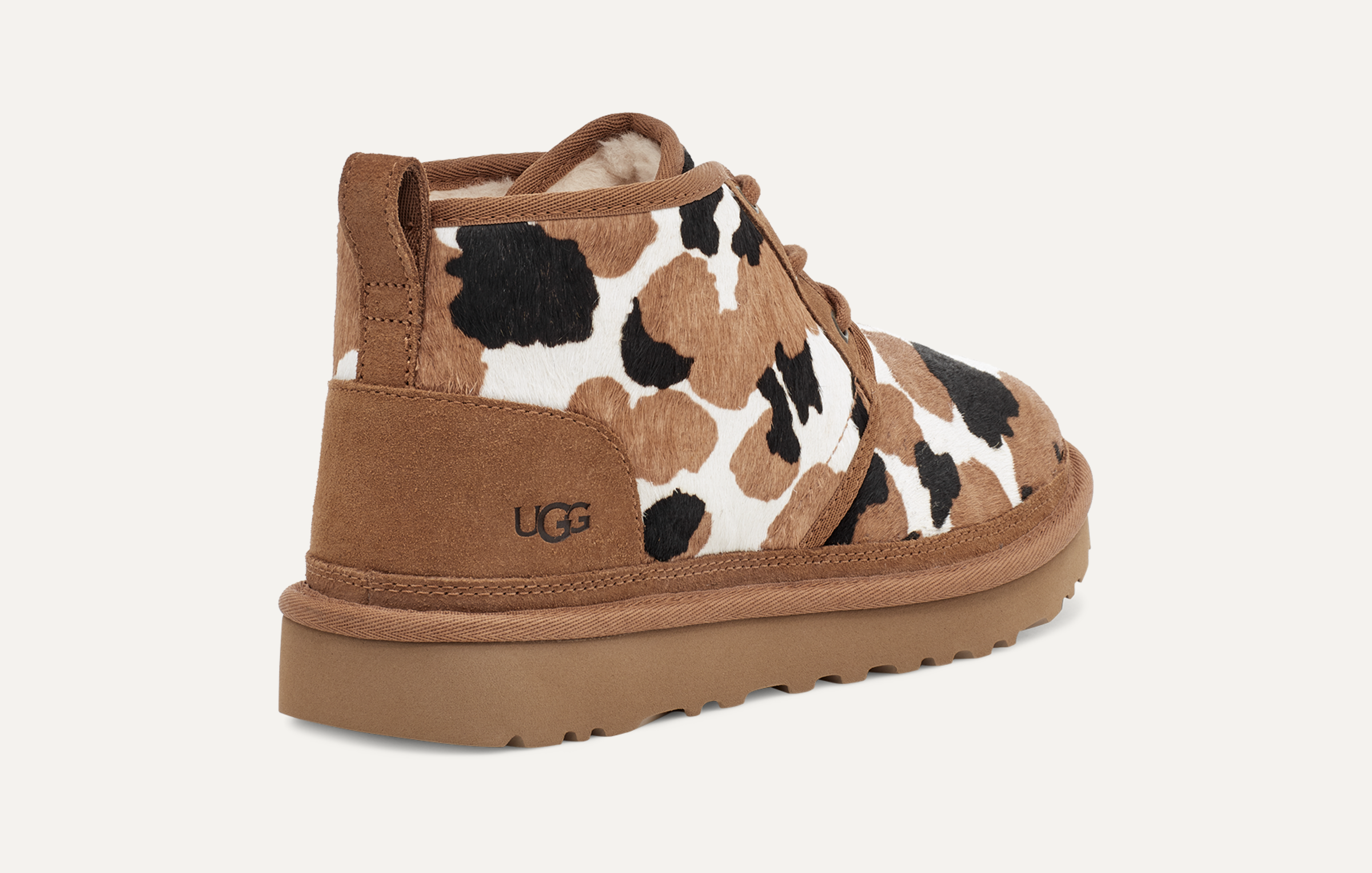 UGG Women's Keile Calf Hair Slip-on Trainers - Chestnut