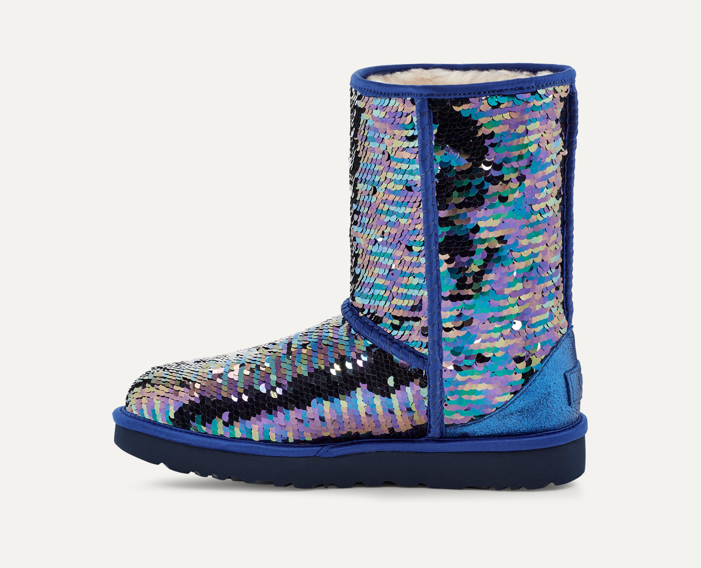 Ugg silver sequin boots top