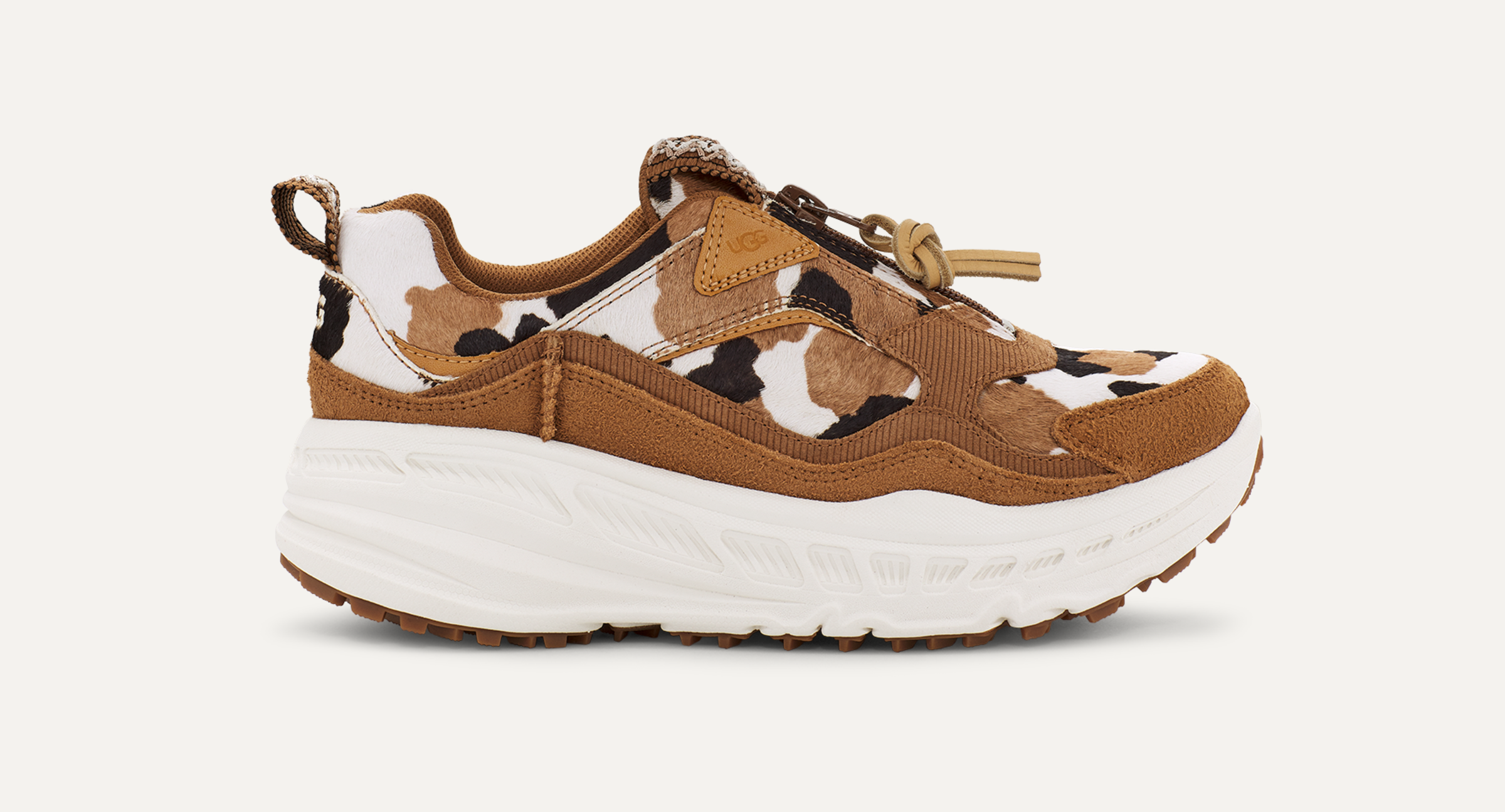 CA805 Zip Cow Print Sneaker | UGG®