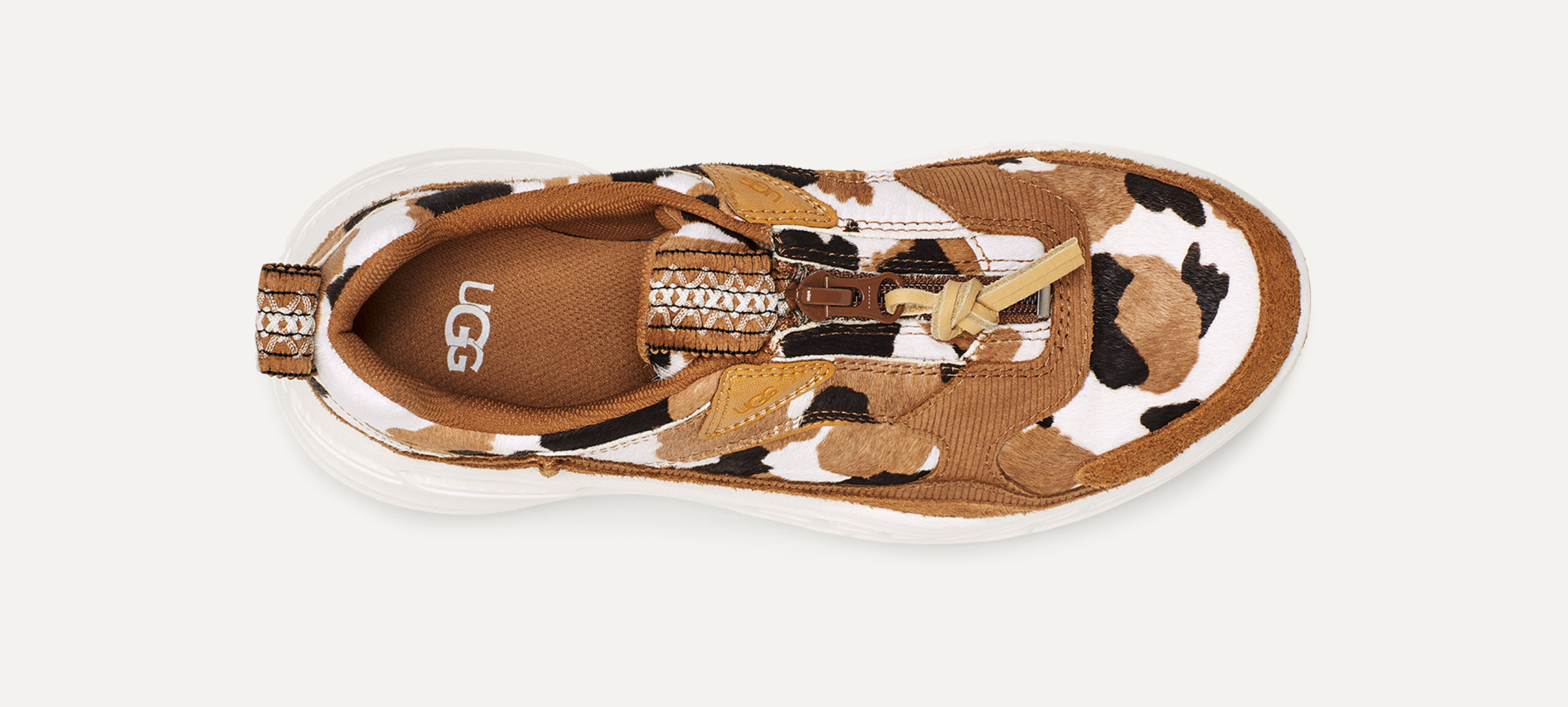CA805 Zip Cow Print Sneaker | UGG®