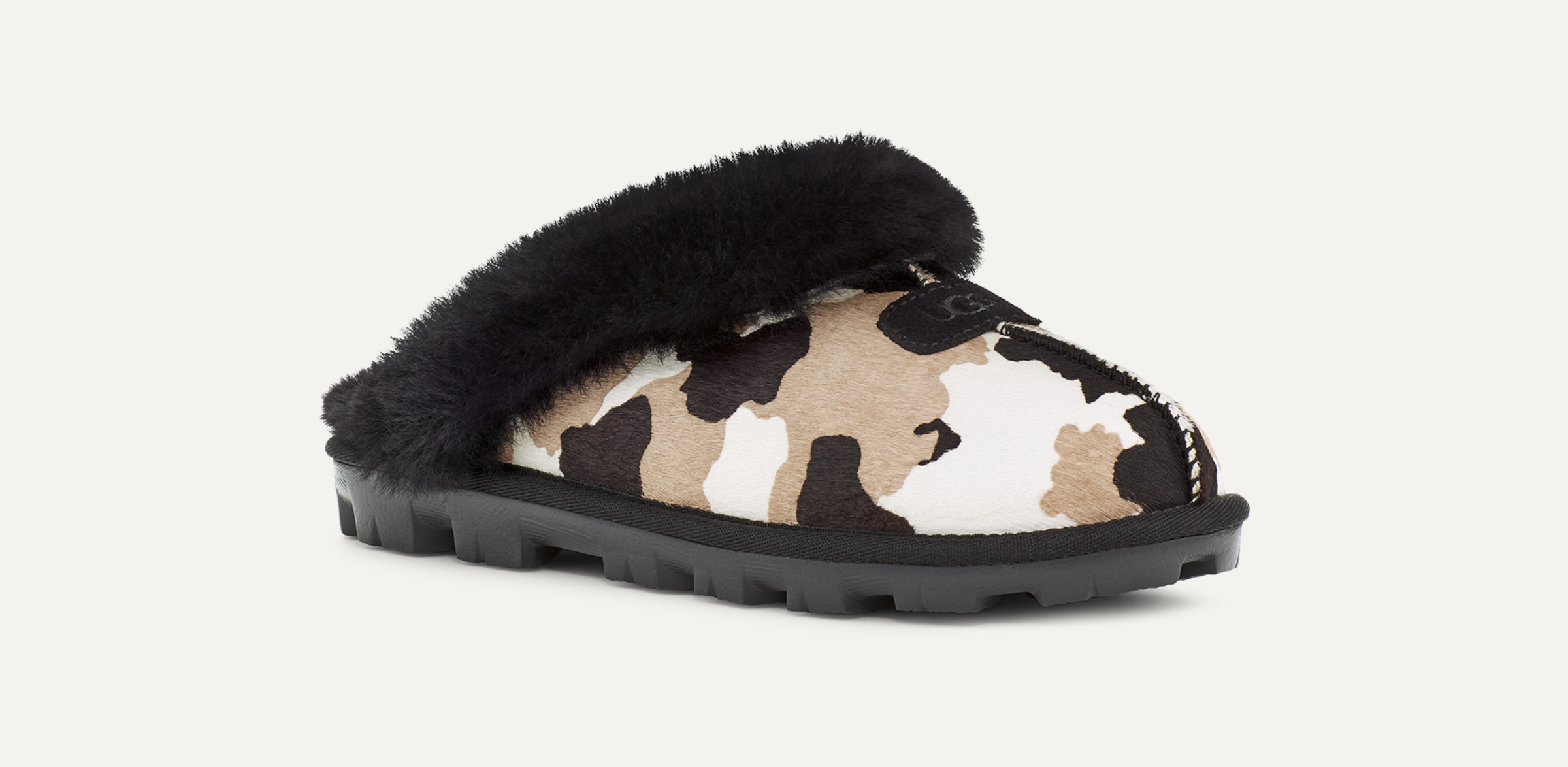 Coquette Cow Print Slipper | UGG®