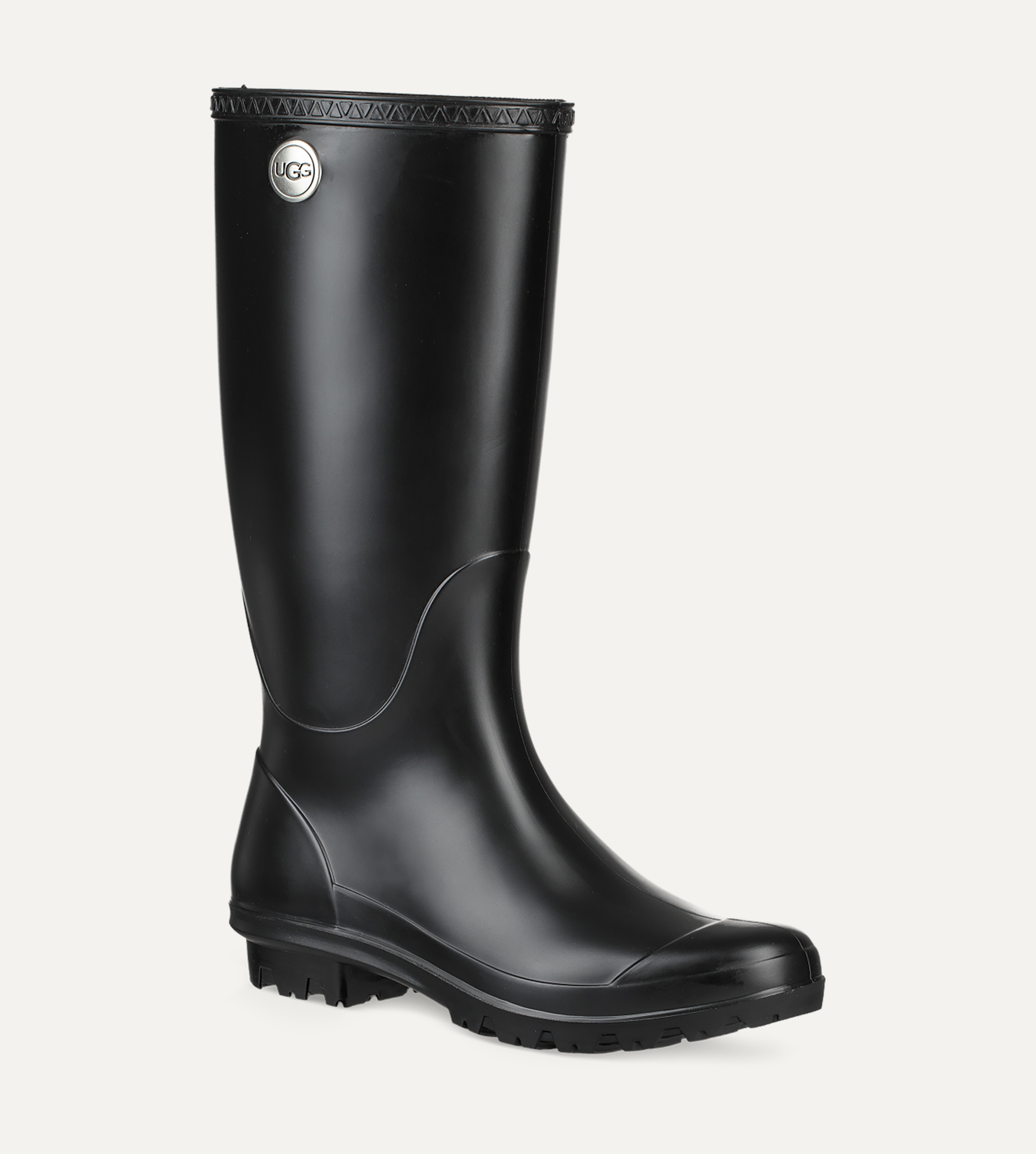 Ugg rain boots matte black hot sale