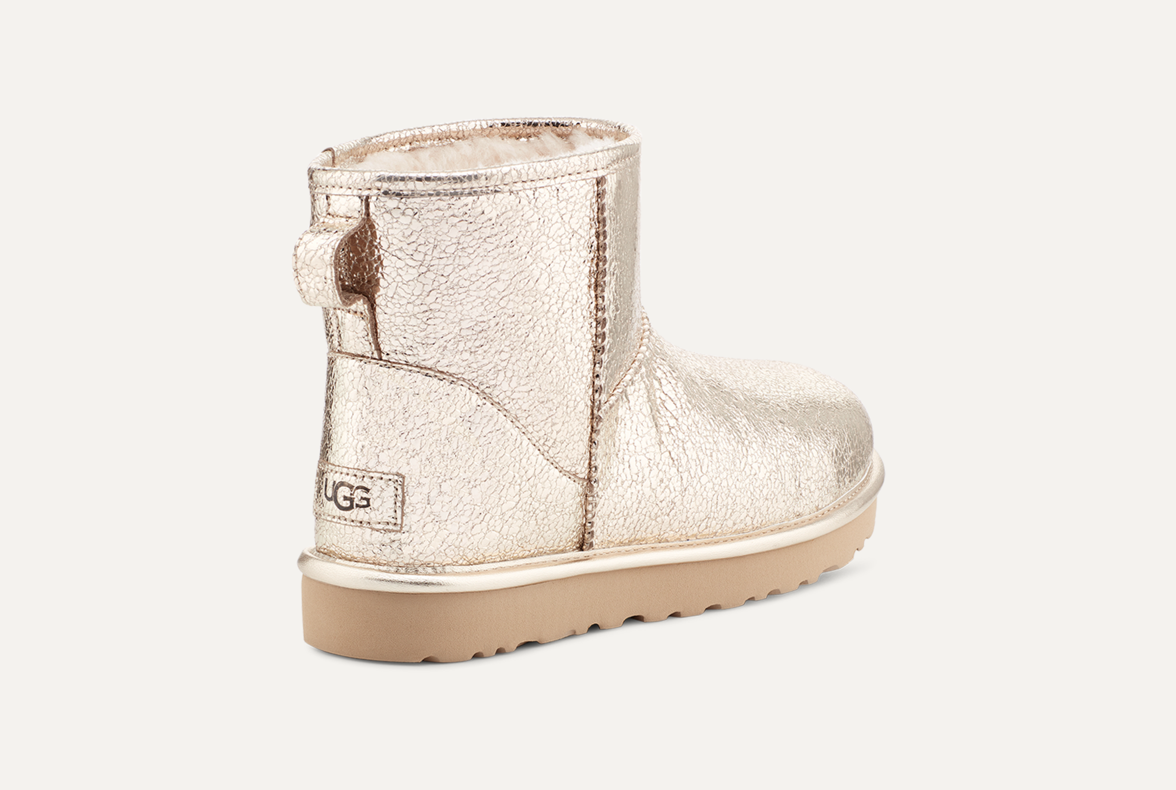 Ugg mini metallic sales