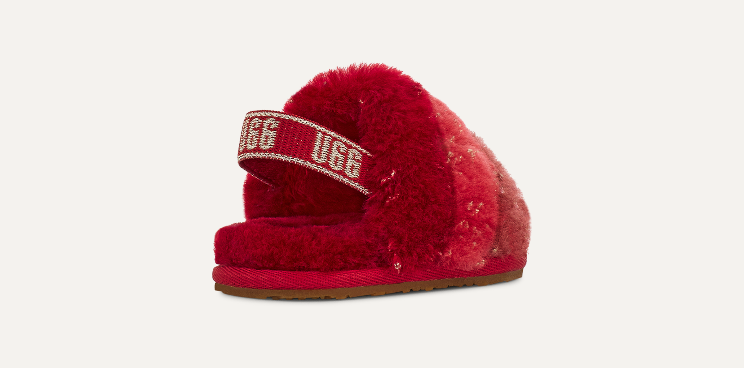 Fluff Yeah Metallic Sparkle Slipper for Babies | UGG®