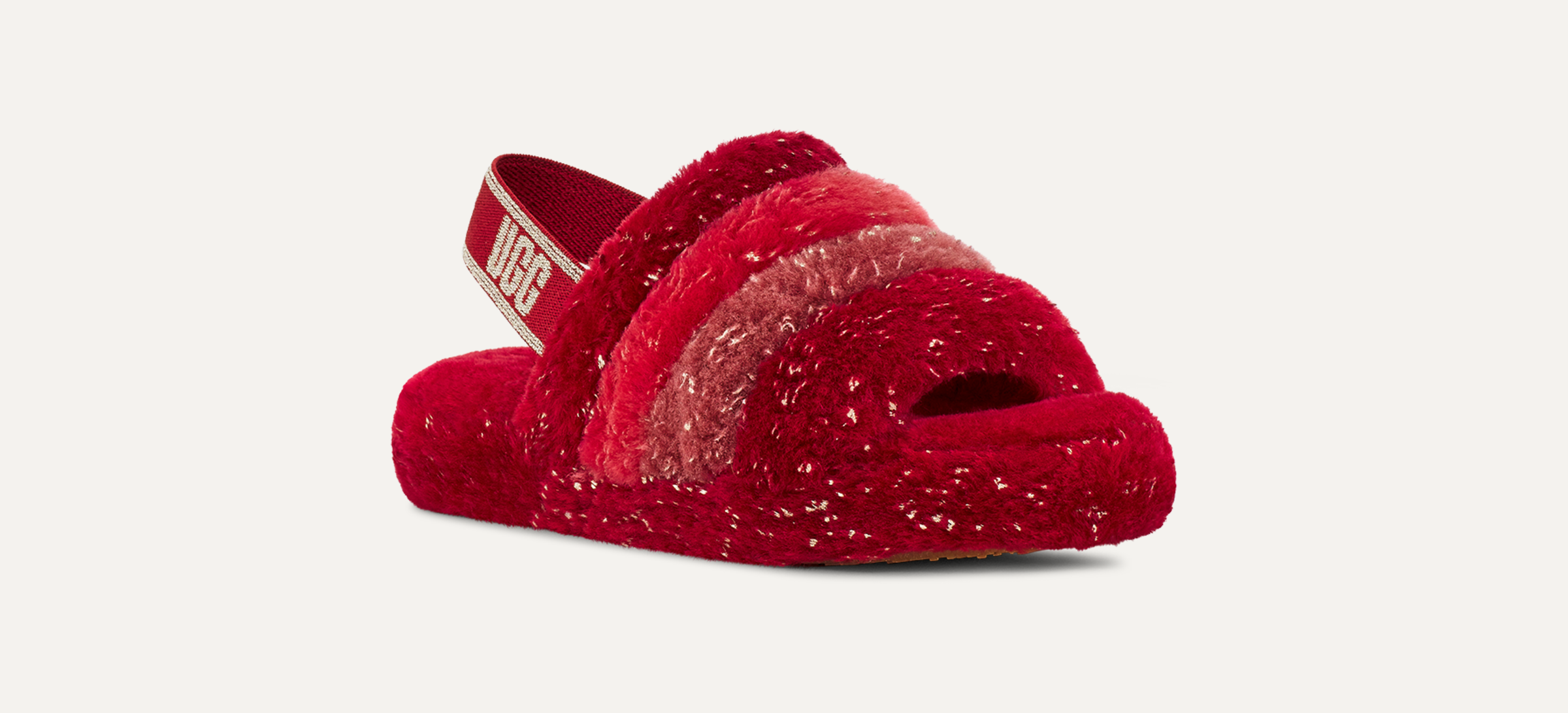 Red fluff yeah top