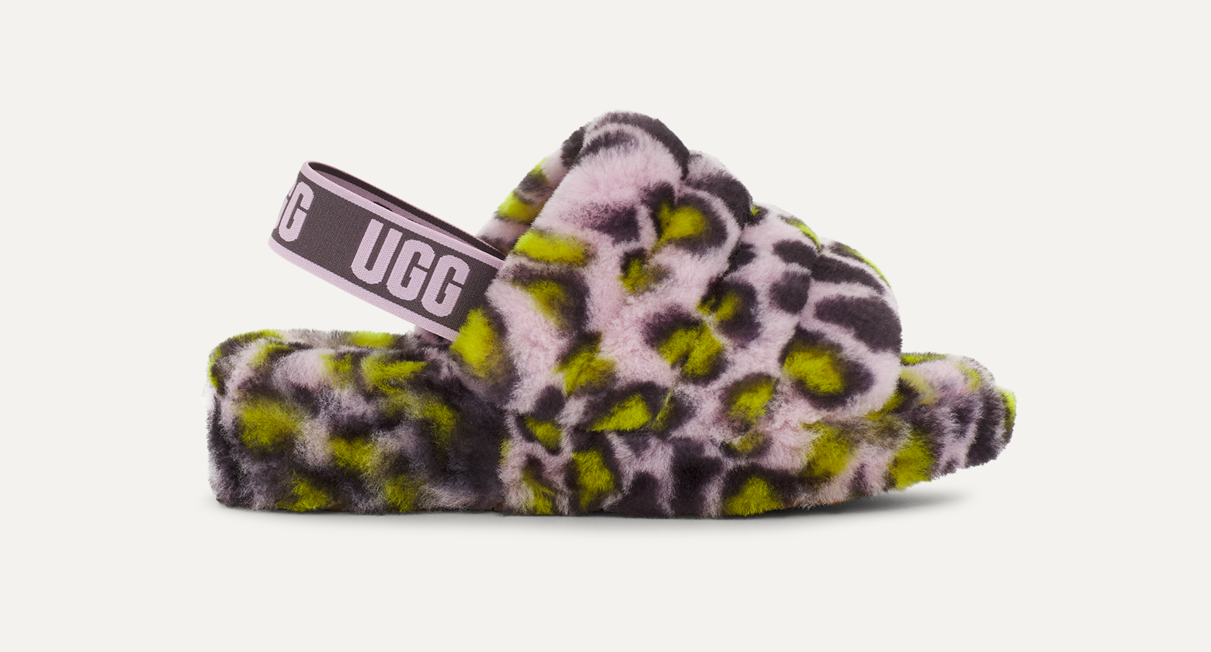 Fluff Yeah Slide Panther Print Slipper | UGG®
