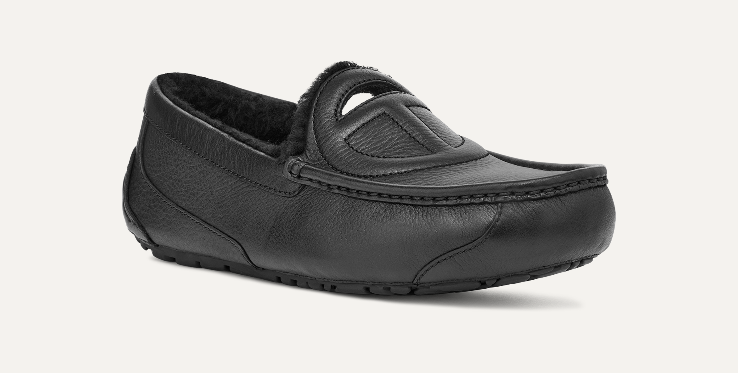 Ugg loafers black cheap