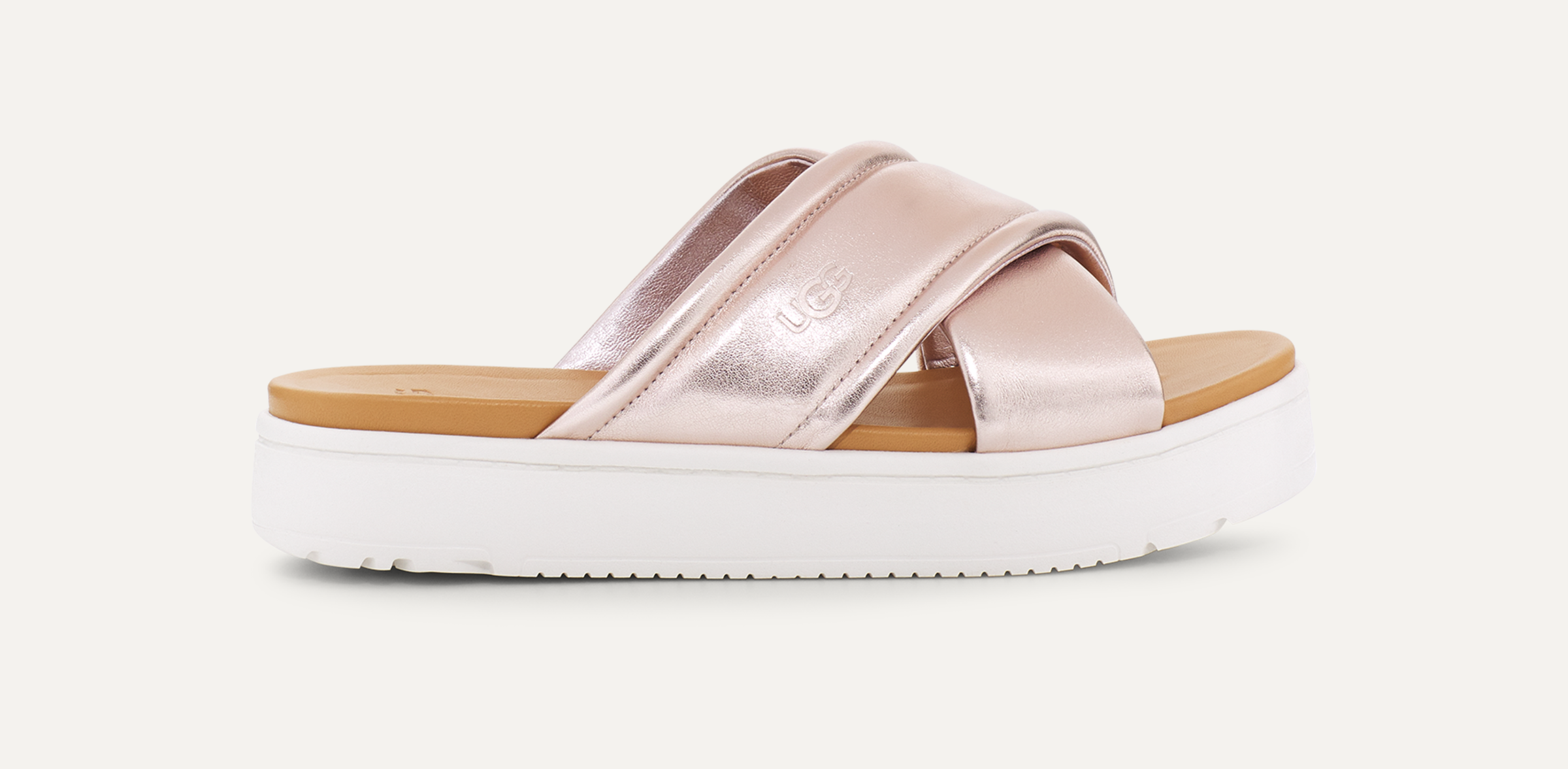 Zayne Crossband Platform Slide UGG