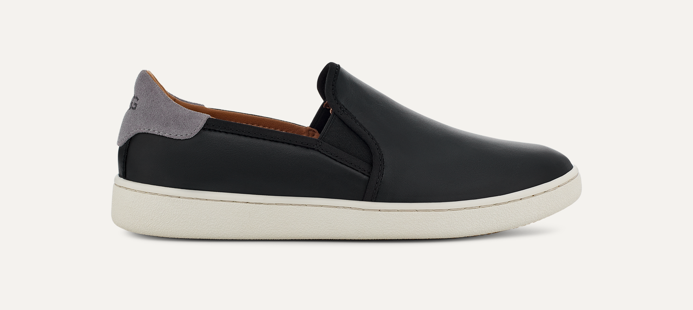 Ugg black slip on shoes cheap