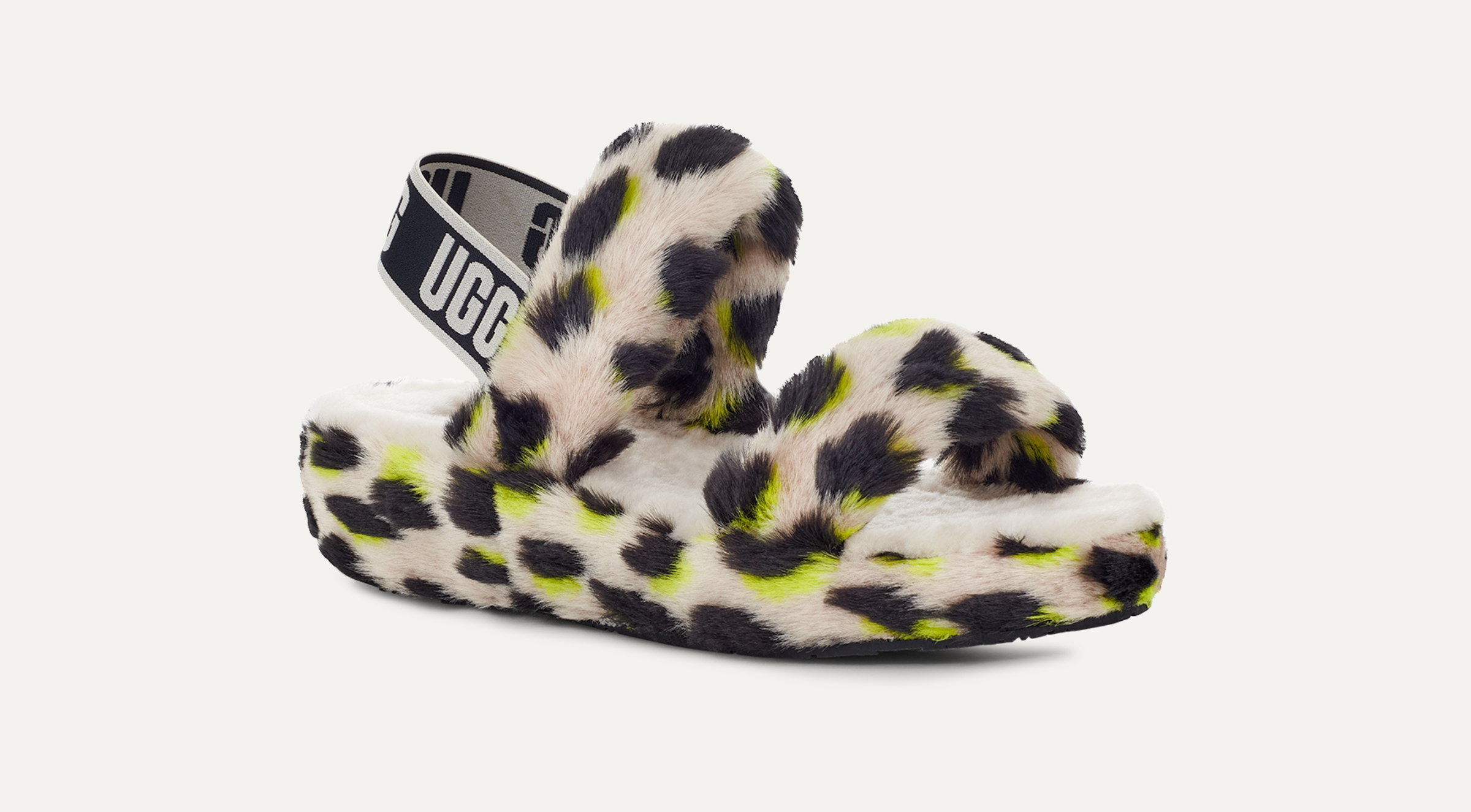 Cheetah ugg slides discount