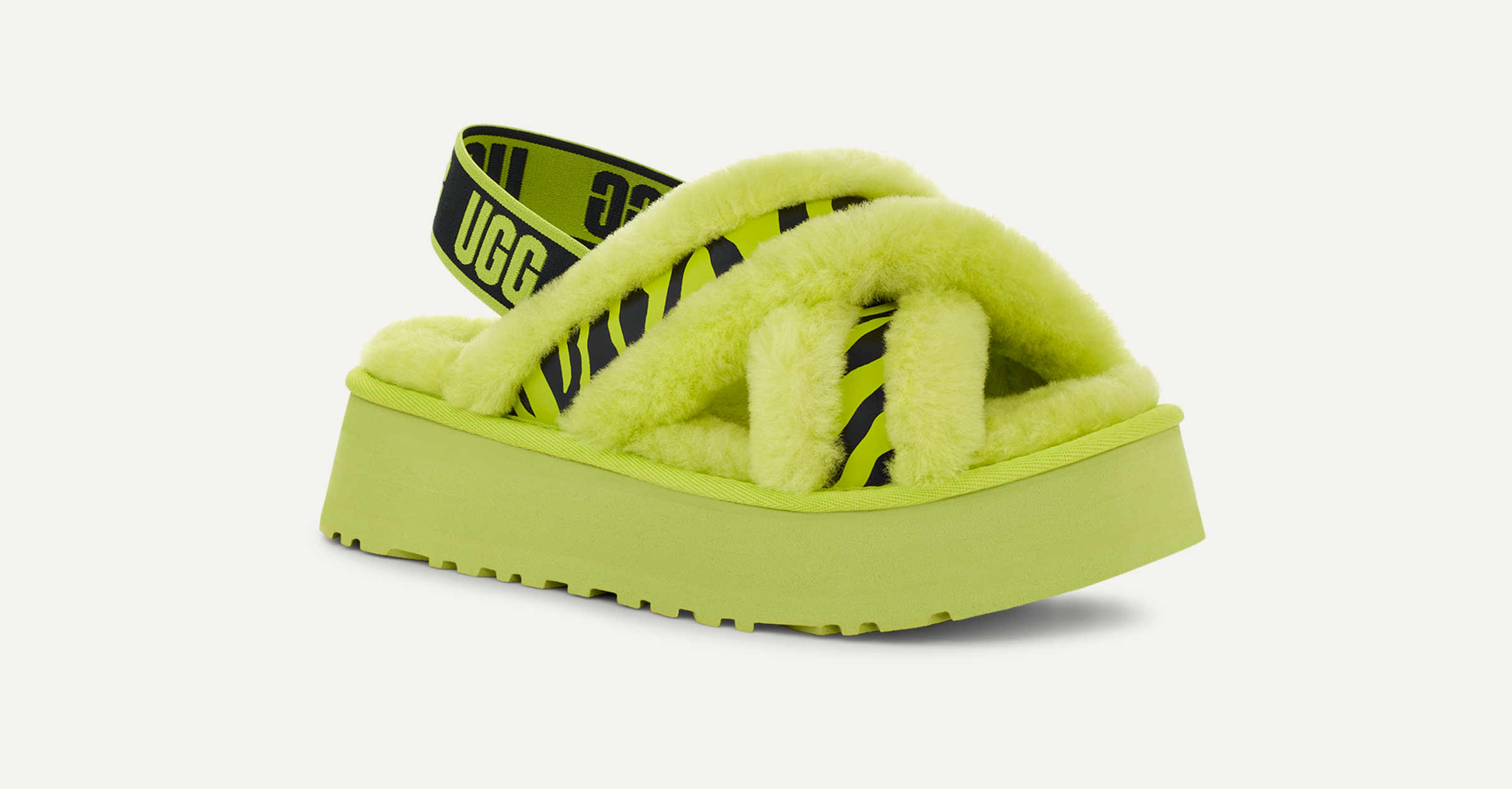 Lime green ugg slippers sale
