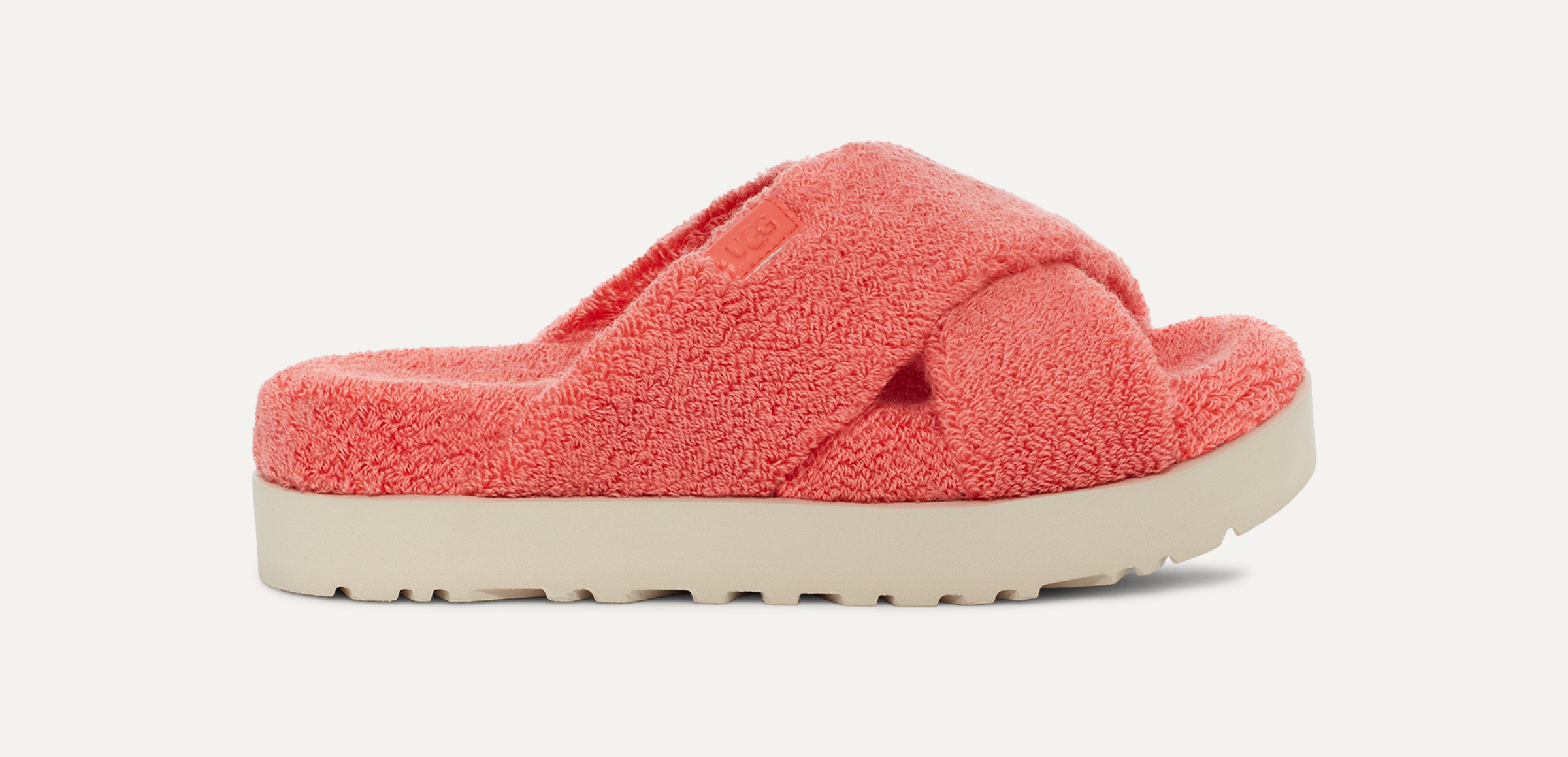 【人気商品】 Cross Terry Sugar Fuzz Slide UGG | Sandal 靴