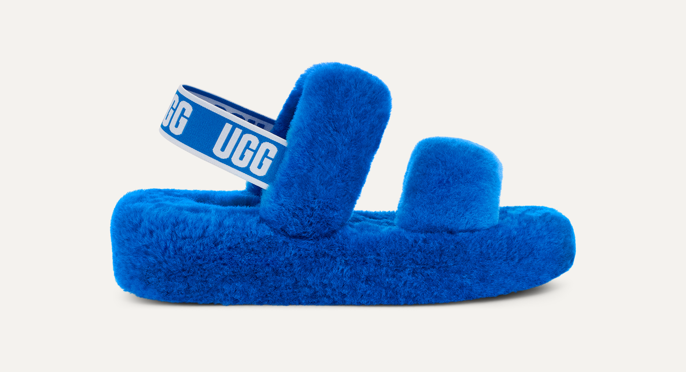 Ugg slides blue cheap